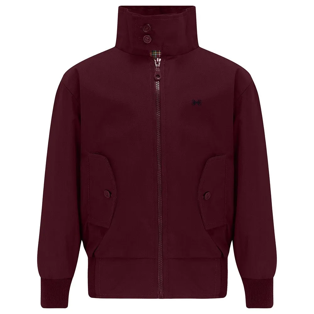 Carnaby Girls Bomber Jacket - Burgundy
