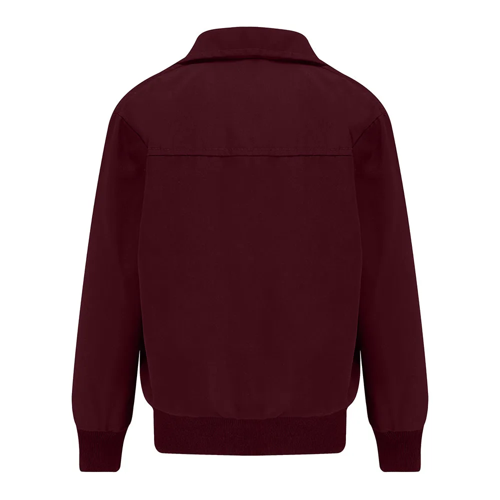 Carnaby Girls Bomber Jacket - Burgundy