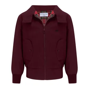 Carnaby Girls Bomber Jacket - Burgundy