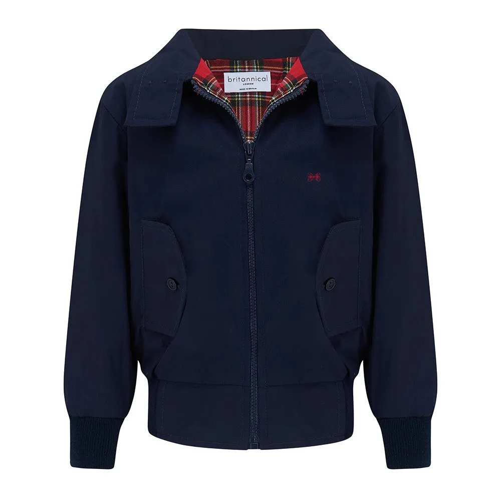 Carnaby Girls Bomber Jacket - Navy