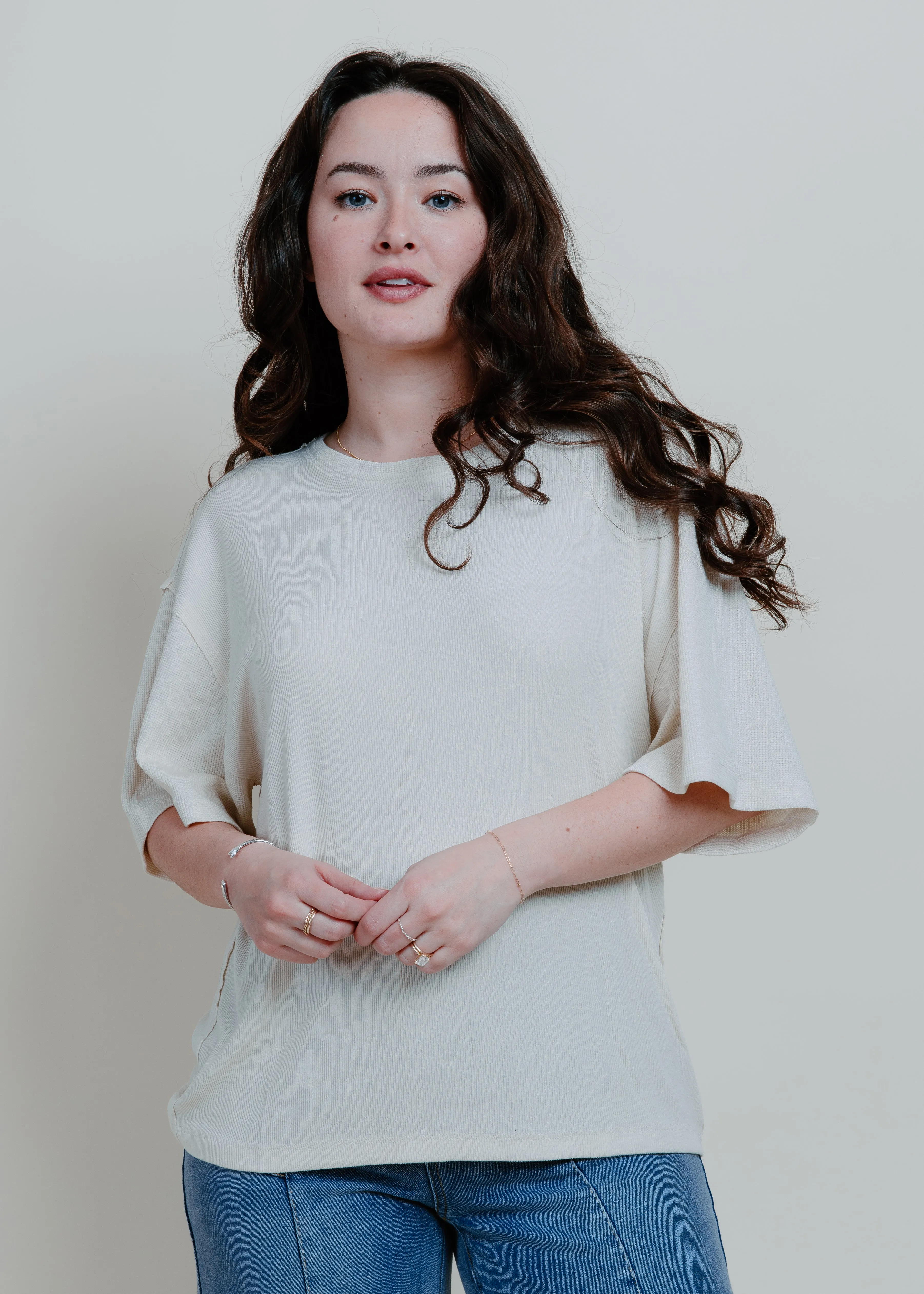 Carter Capsule Tee - Cream