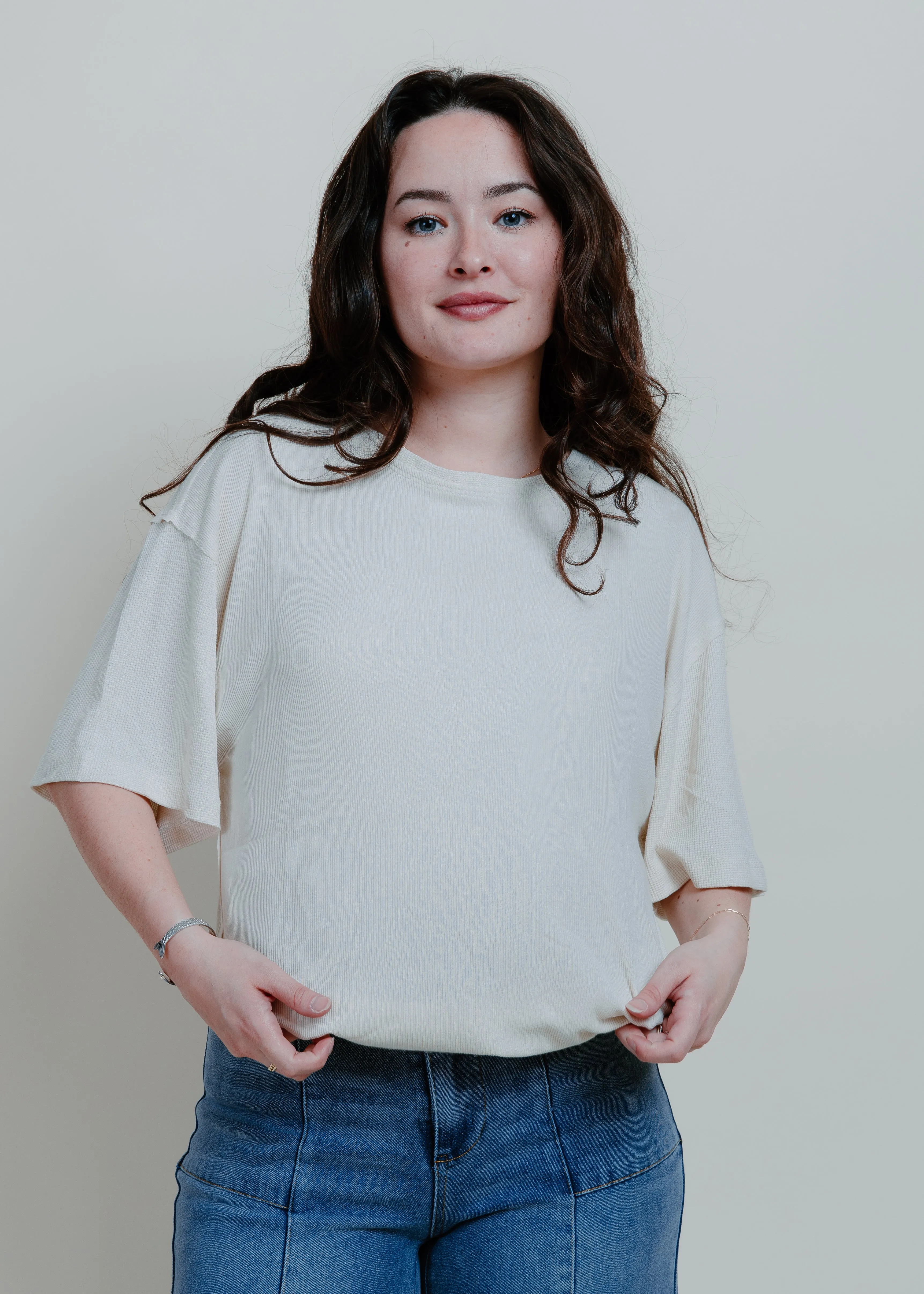 Carter Capsule Tee - Cream