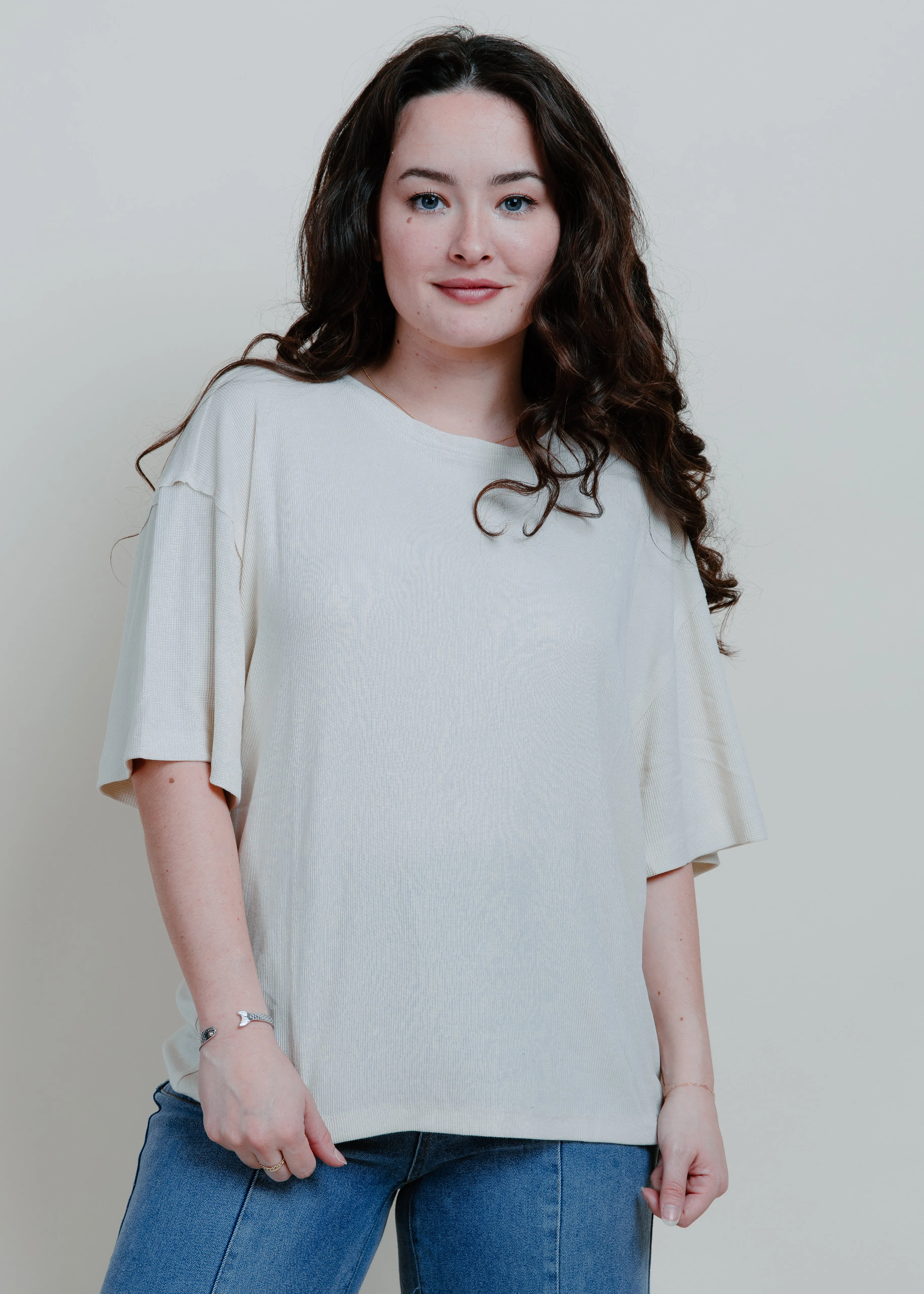 Carter Capsule Tee - Cream
