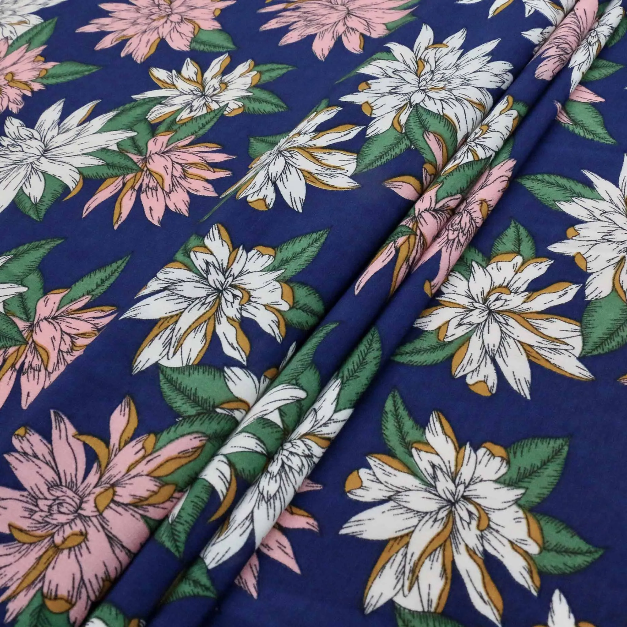 Chiffon Fabric - Dark blue