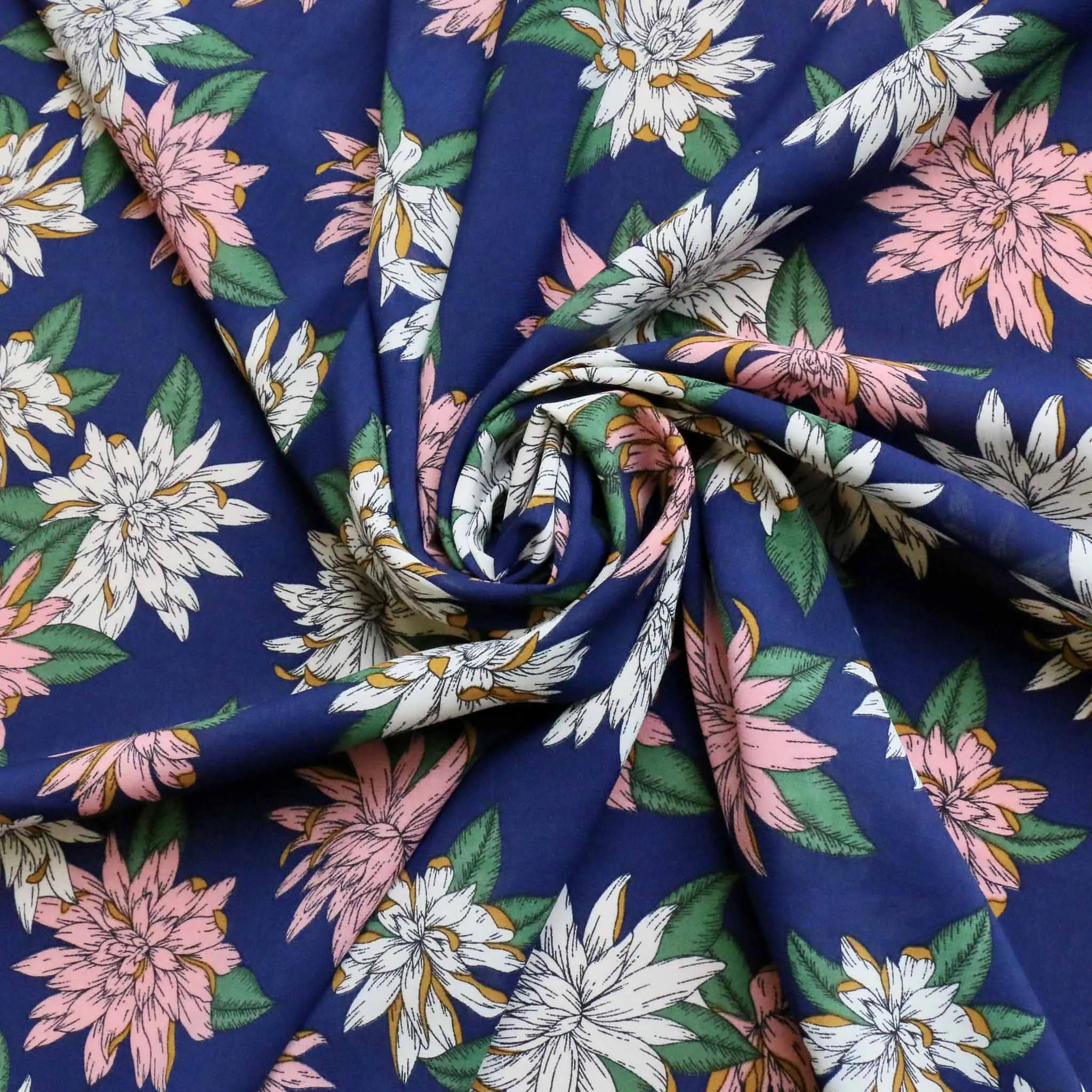 Chiffon Fabric - Dark blue
