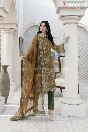 Chiffon Party Dress for Wedding with Embroidery #BP172