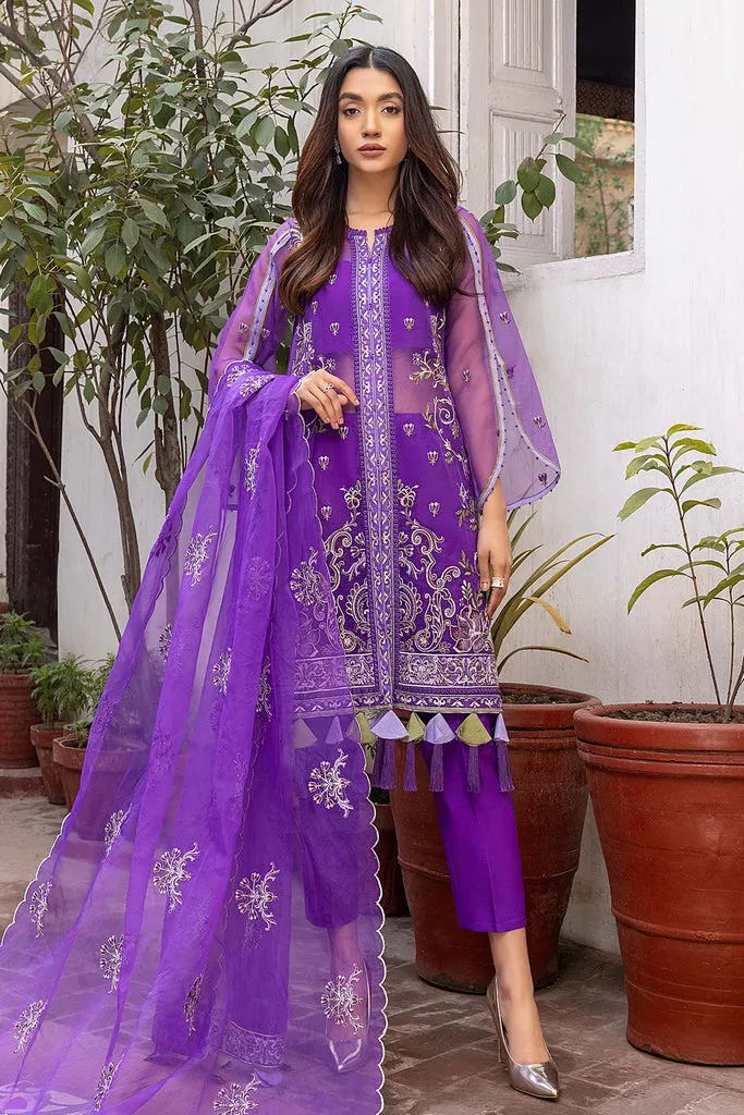 CHM-06 | Charizma Chimmer Chiffon Collection 2022 Vol 1 | Unstitched Embroidered Chiffon Suits