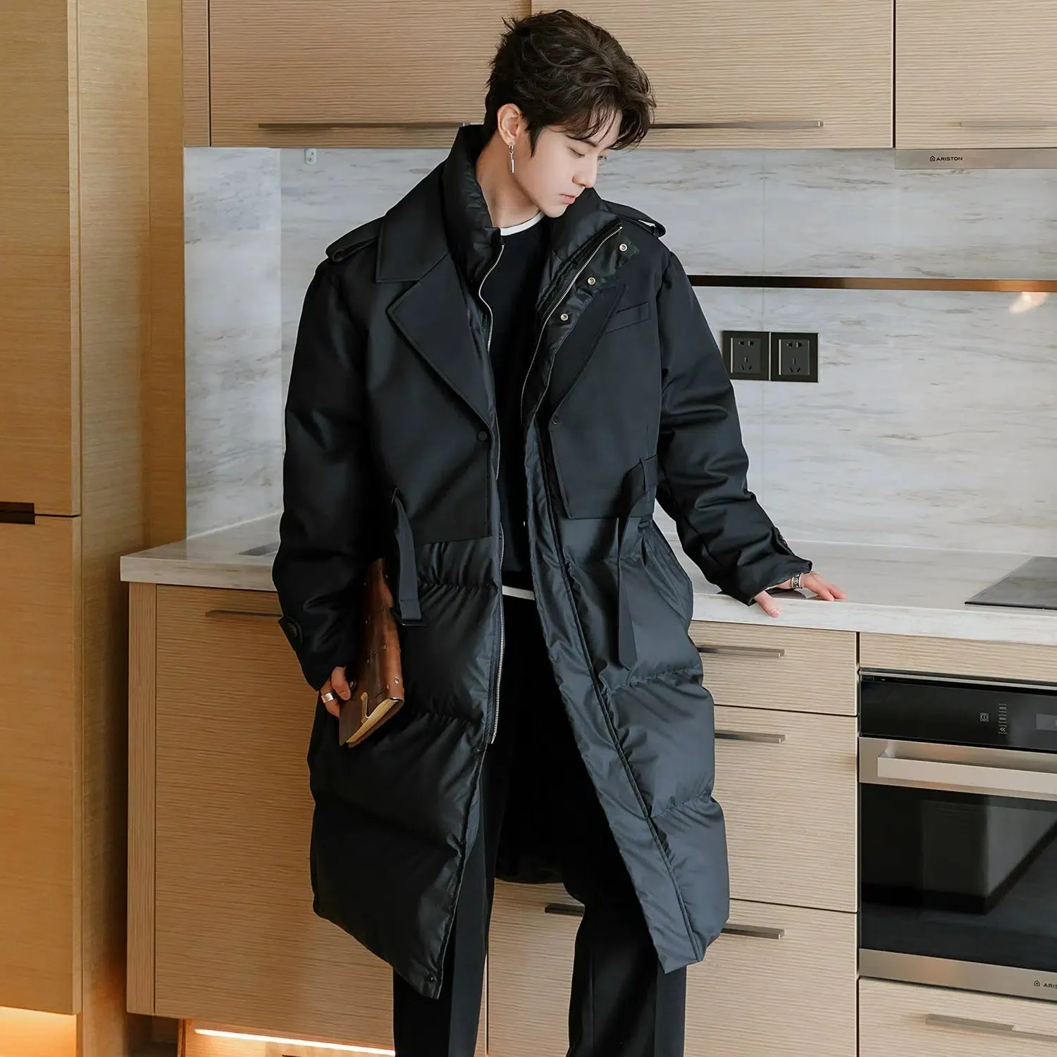 Cotton Padded Long Coat