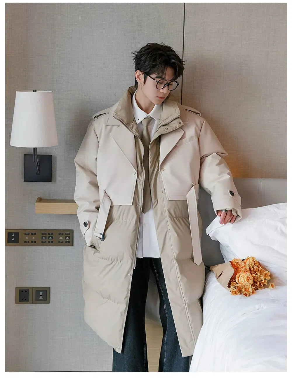 Cotton Padded Long Coat