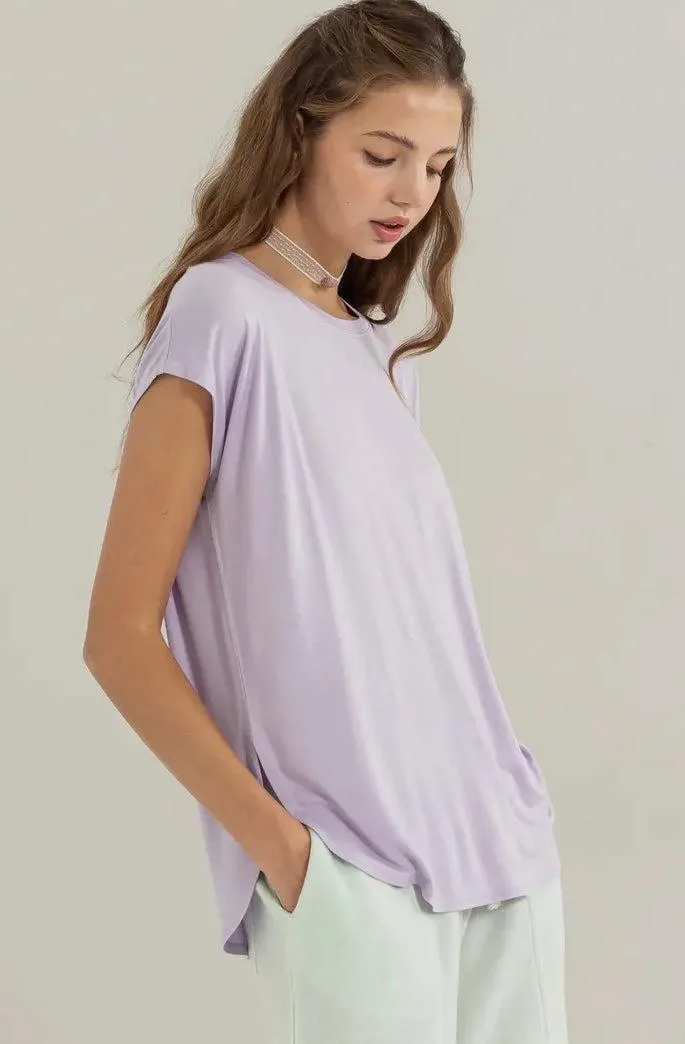 Crewneck Soft Short Sleeve Tee