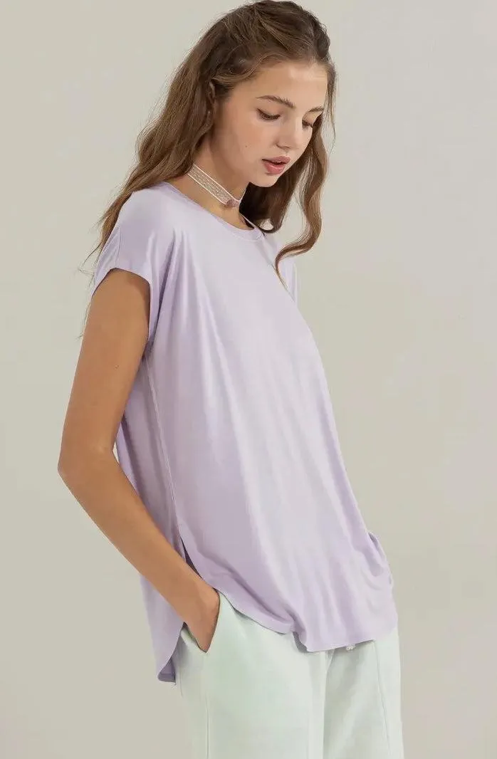 Crewneck Soft Short Sleeve Tee