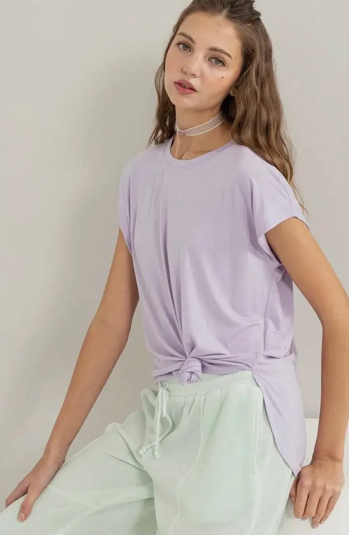 Crewneck Soft Short Sleeve Tee