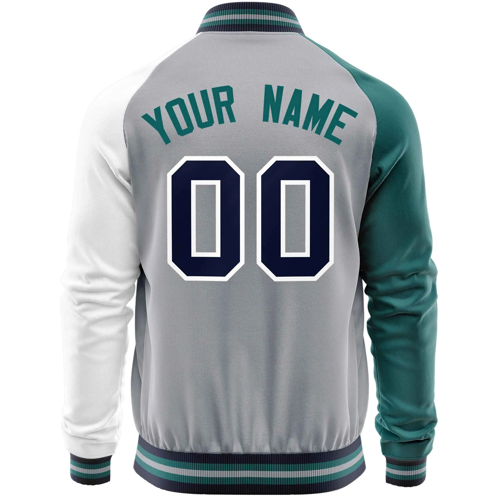 Custom Raglan Sleeves Fashion Varsity Jacket Causal Cotton Letterman Men's Baseball Bomber Jackets
