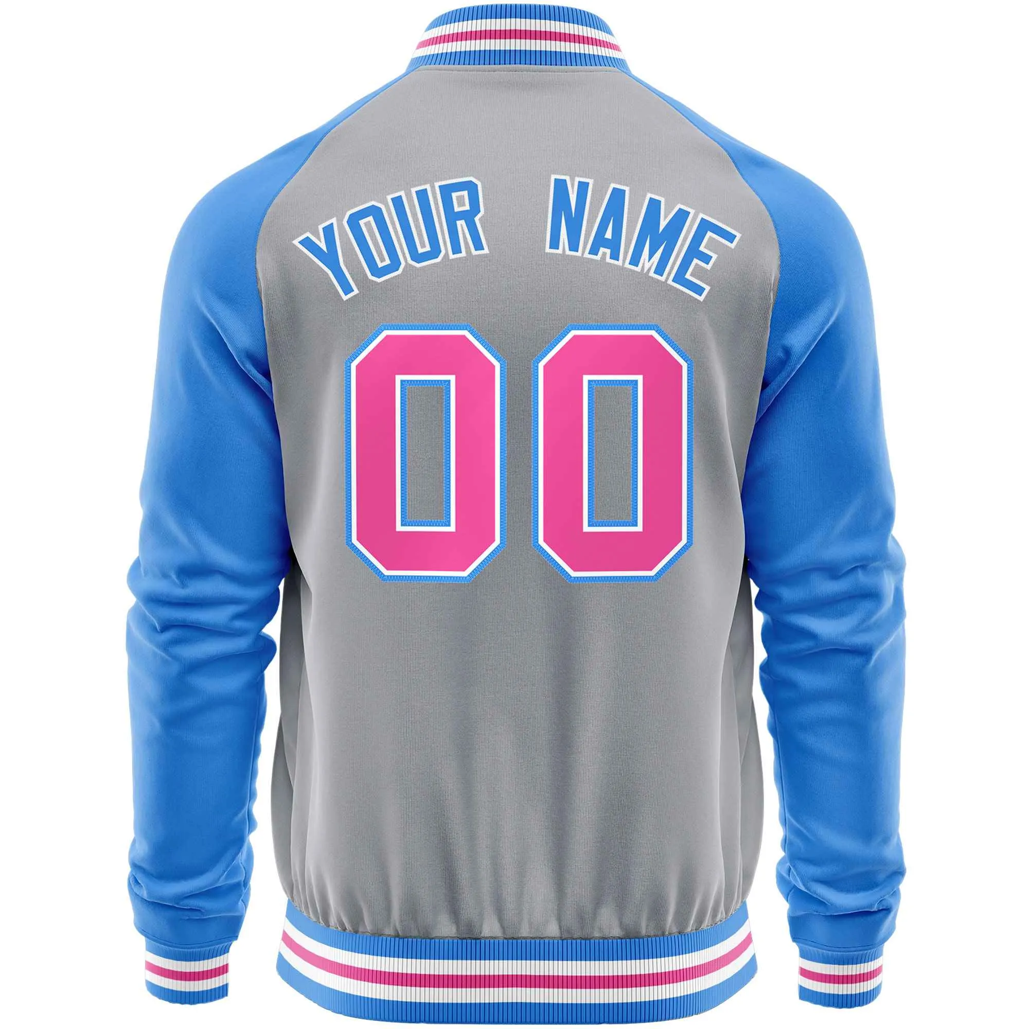 Custom Raglan Sleeves Fashion Varsity Jacket Causal Cotton Letterman Men's Baseball Bomber Jackets