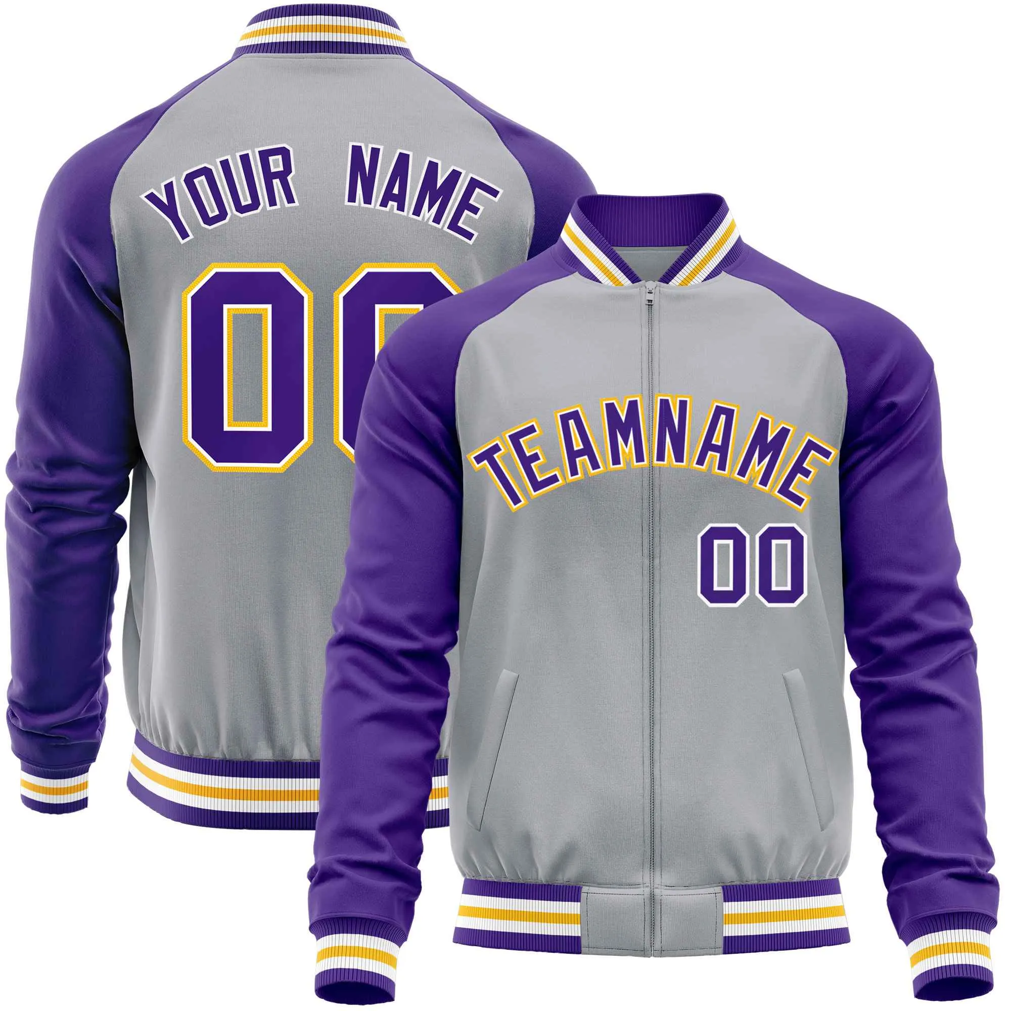 Custom Raglan Sleeves Fashion Varsity Jacket Causal Cotton Letterman Men's Baseball Bomber Jackets
