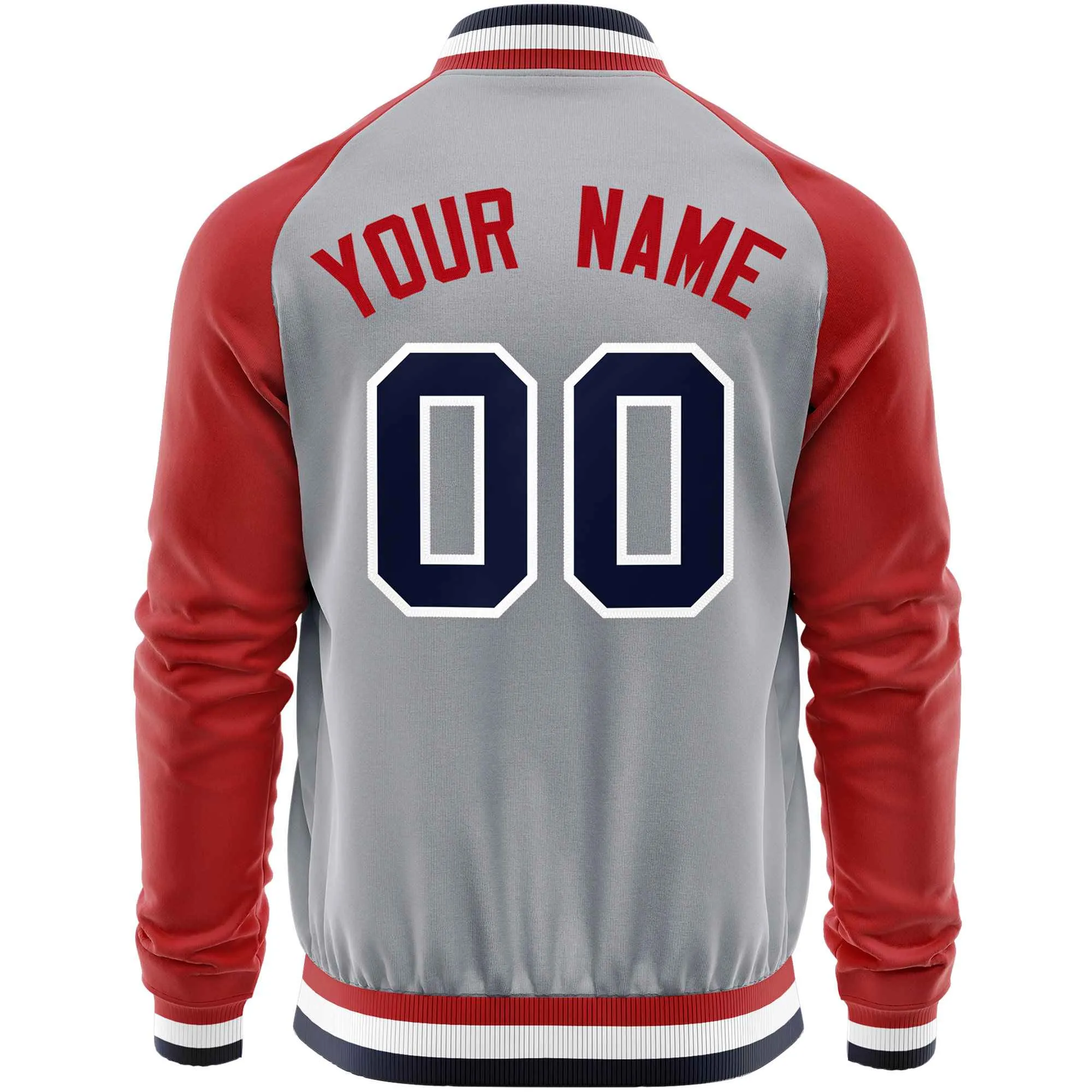 Custom Raglan Sleeves Fashion Varsity Jacket Causal Cotton Letterman Men's Baseball Bomber Jackets