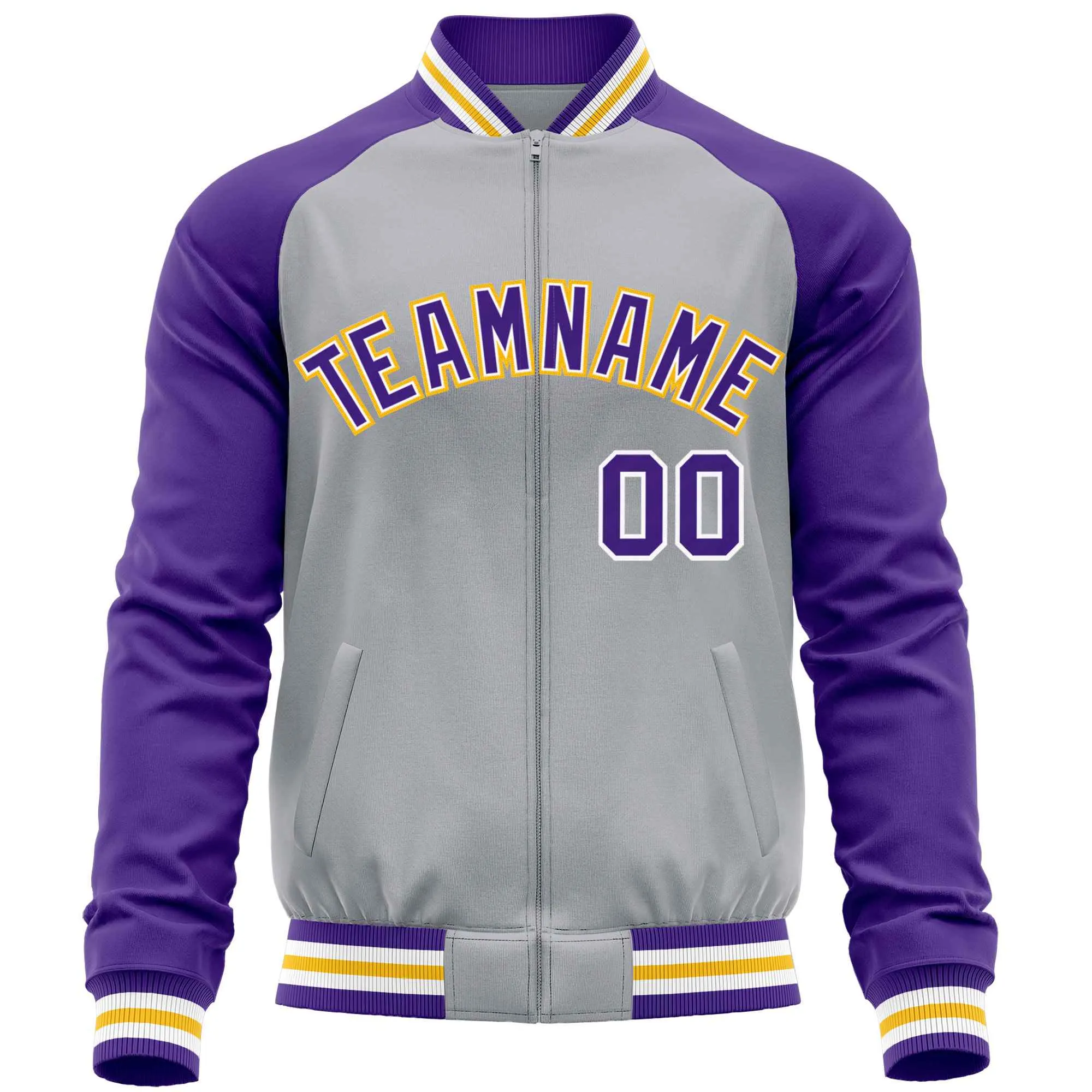 Custom Raglan Sleeves Fashion Varsity Jacket Causal Cotton Letterman Men's Baseball Bomber Jackets