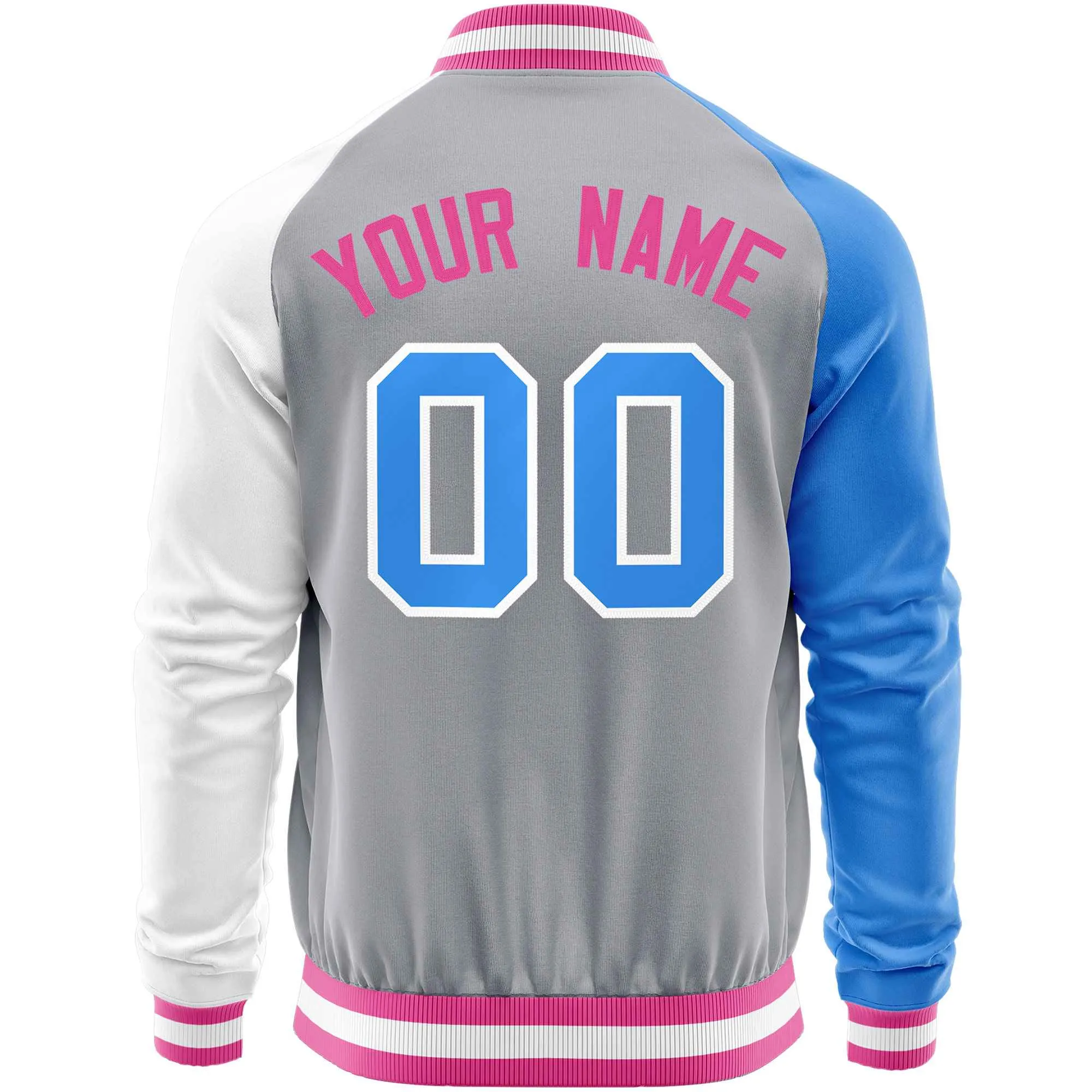 Custom Raglan Sleeves Fashion Varsity Jacket Causal Cotton Letterman Men's Baseball Bomber Jackets