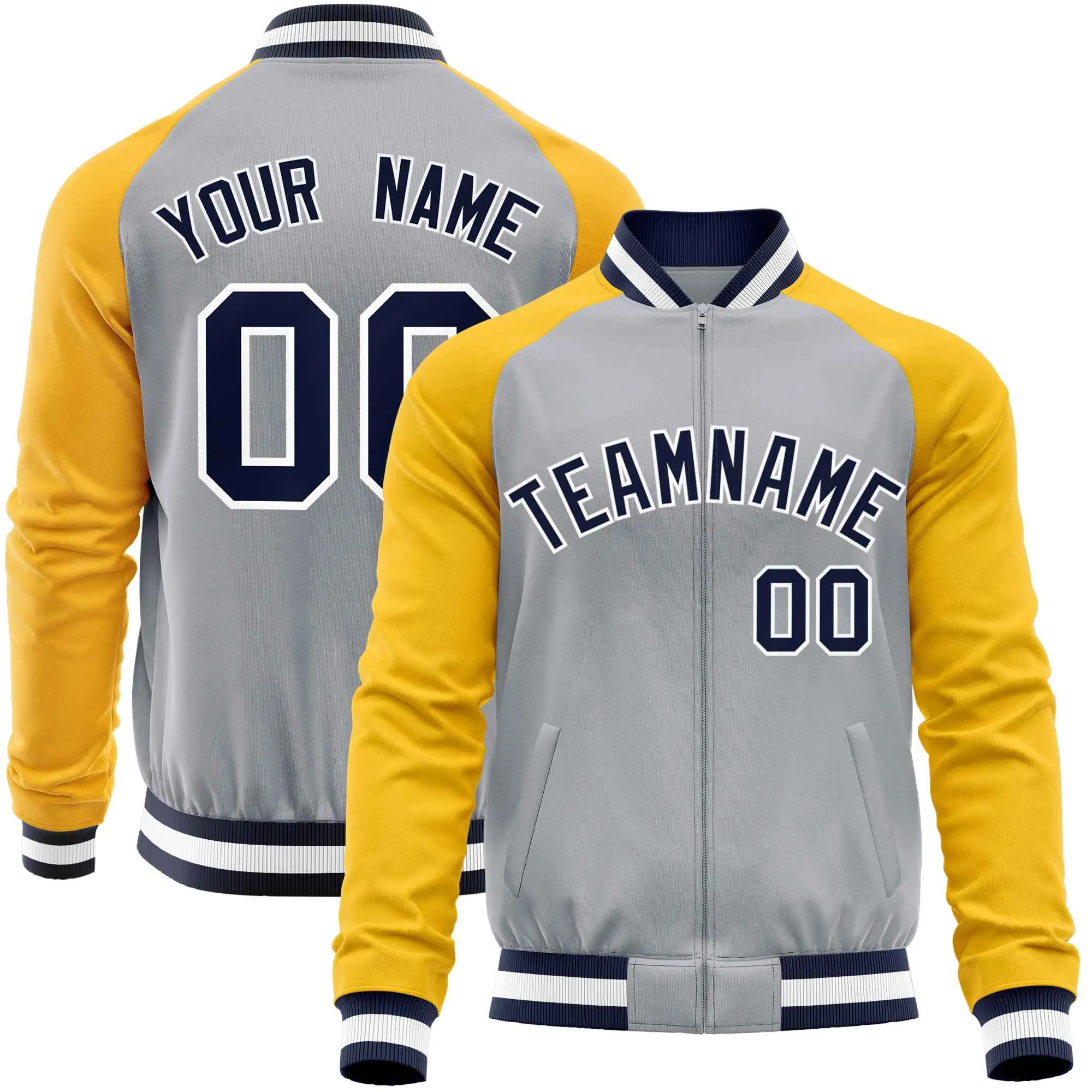 Custom Raglan Sleeves Fashion Varsity Jacket Causal Cotton Letterman Men's Baseball Bomber Jackets