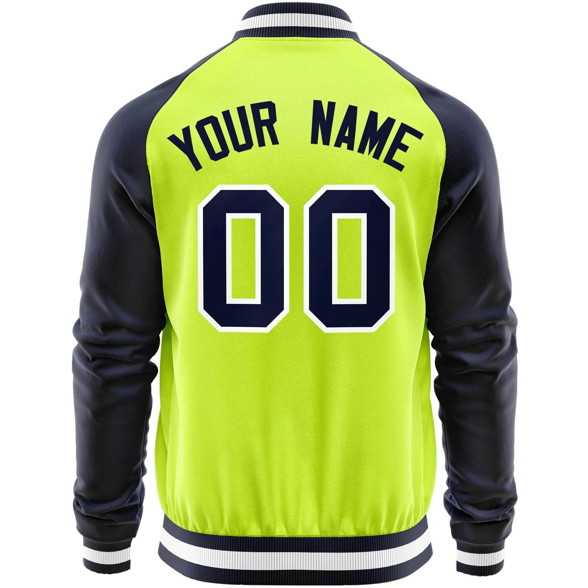 Custom Raglan Sleeves Fashion Varsity Jacket Causal Cotton Letterman Men's Baseball Bomber Jackets