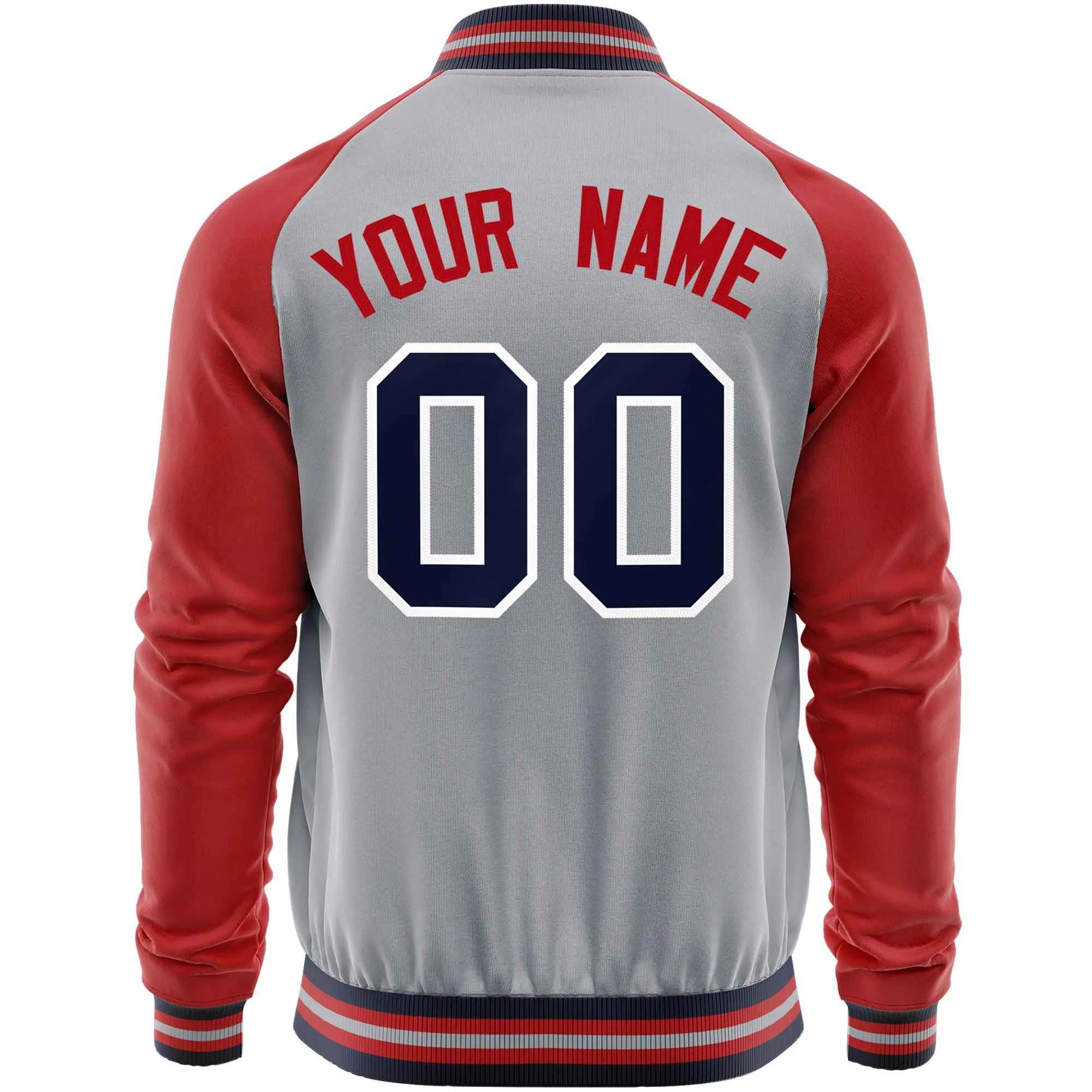 Custom Raglan Sleeves Fashion Varsity Jacket Causal Cotton Letterman Men's Baseball Bomber Jackets