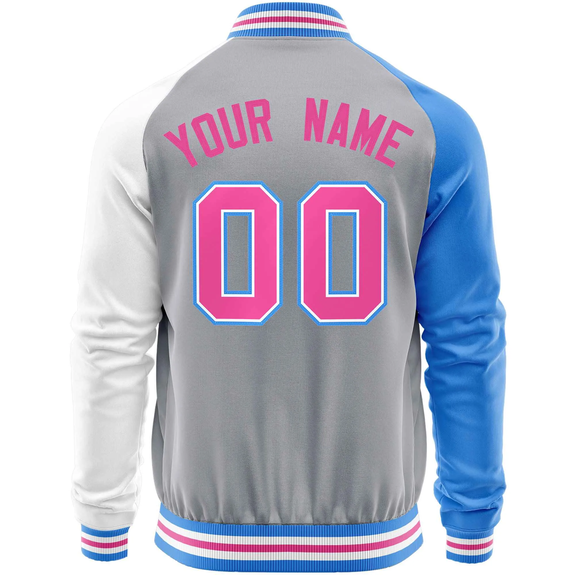 Custom Raglan Sleeves Fashion Varsity Jacket Causal Cotton Letterman Men's Baseball Bomber Jackets