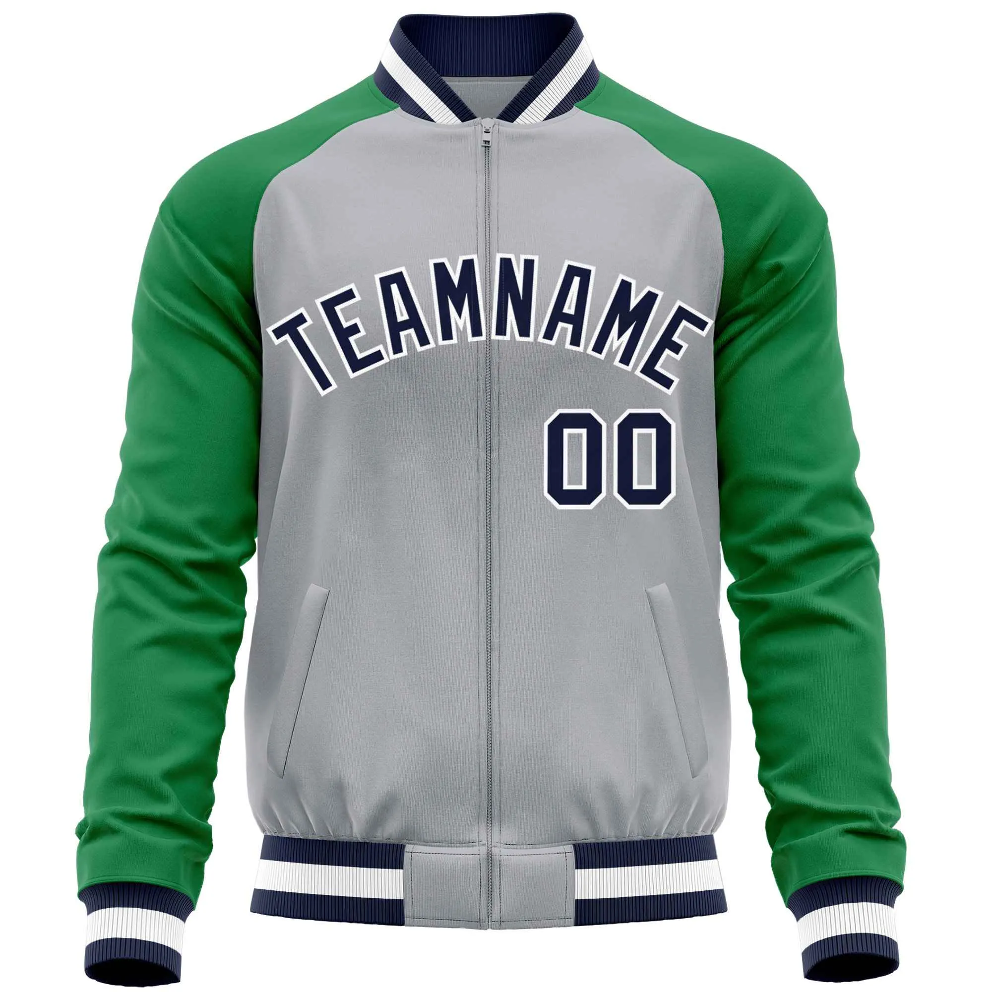 Custom Raglan Sleeves Fashion Varsity Jacket Causal Cotton Letterman Men's Baseball Bomber Jackets