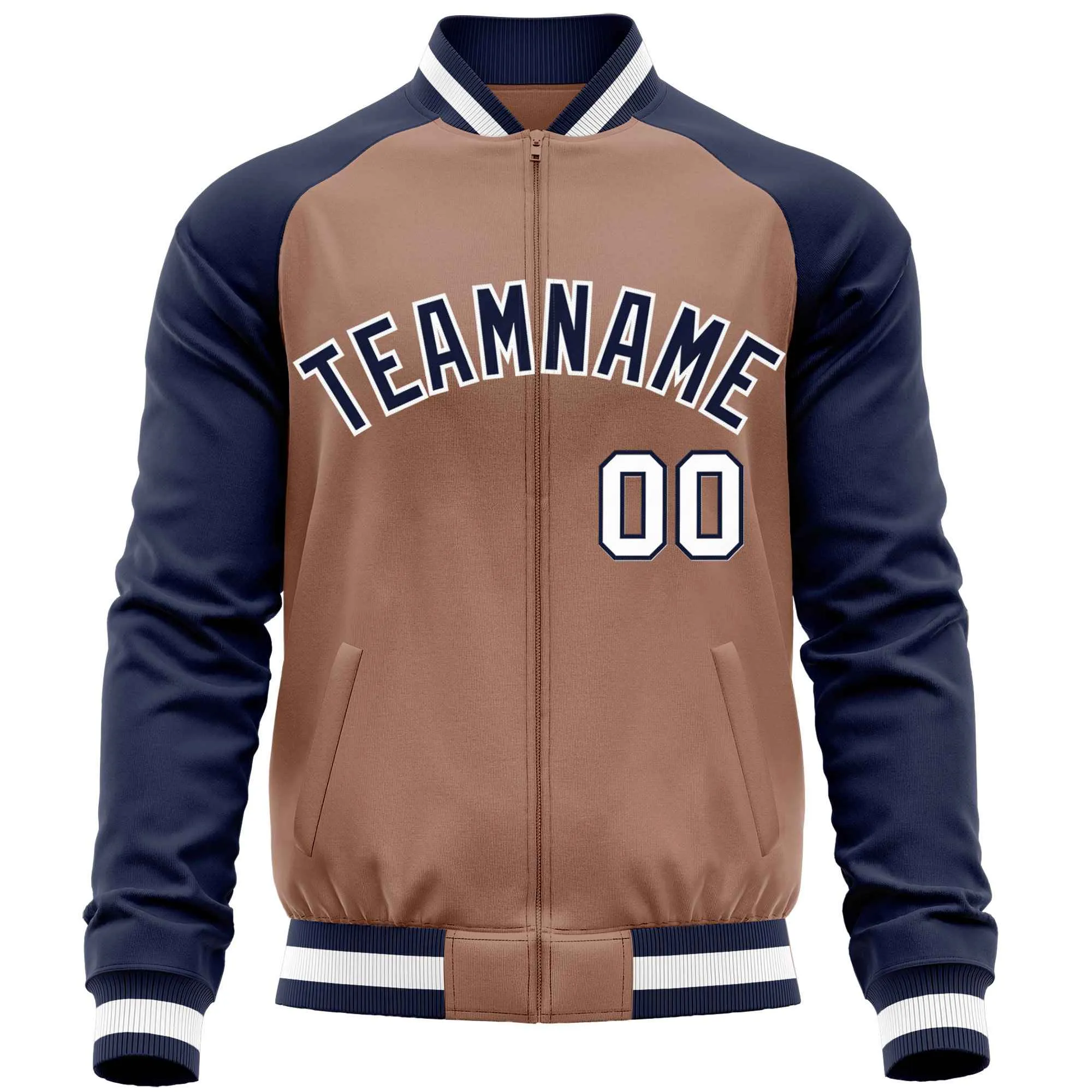 Custom Raglan Sleeves Fashion Varsity Jacket Fashion Cotton Coat Letterman Men's Baseball Bomber Jackets