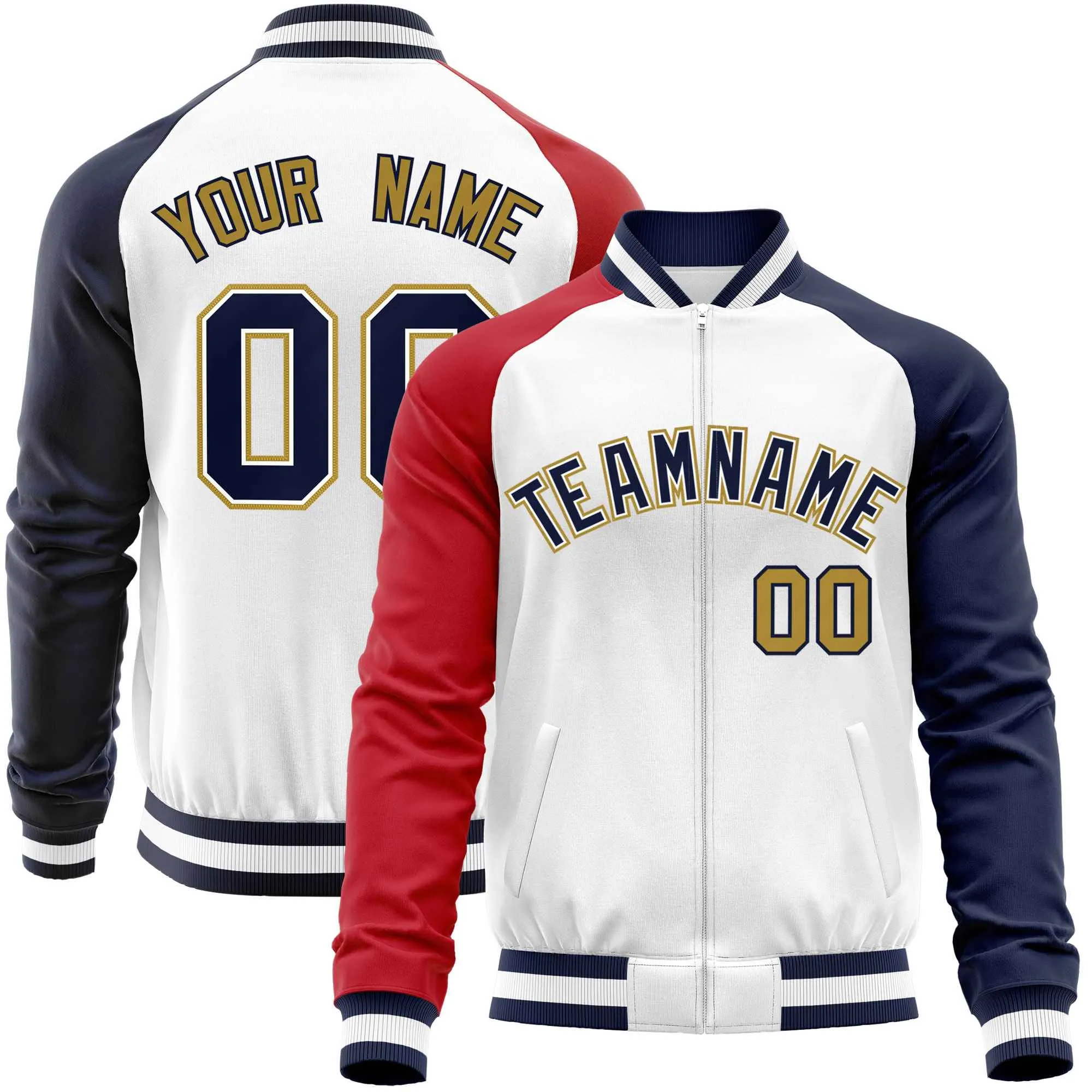 Custom Raglan Sleeves Fashion Varsity Jacket Fashion Cotton Coat Letterman Men's Baseball Bomber Jackets