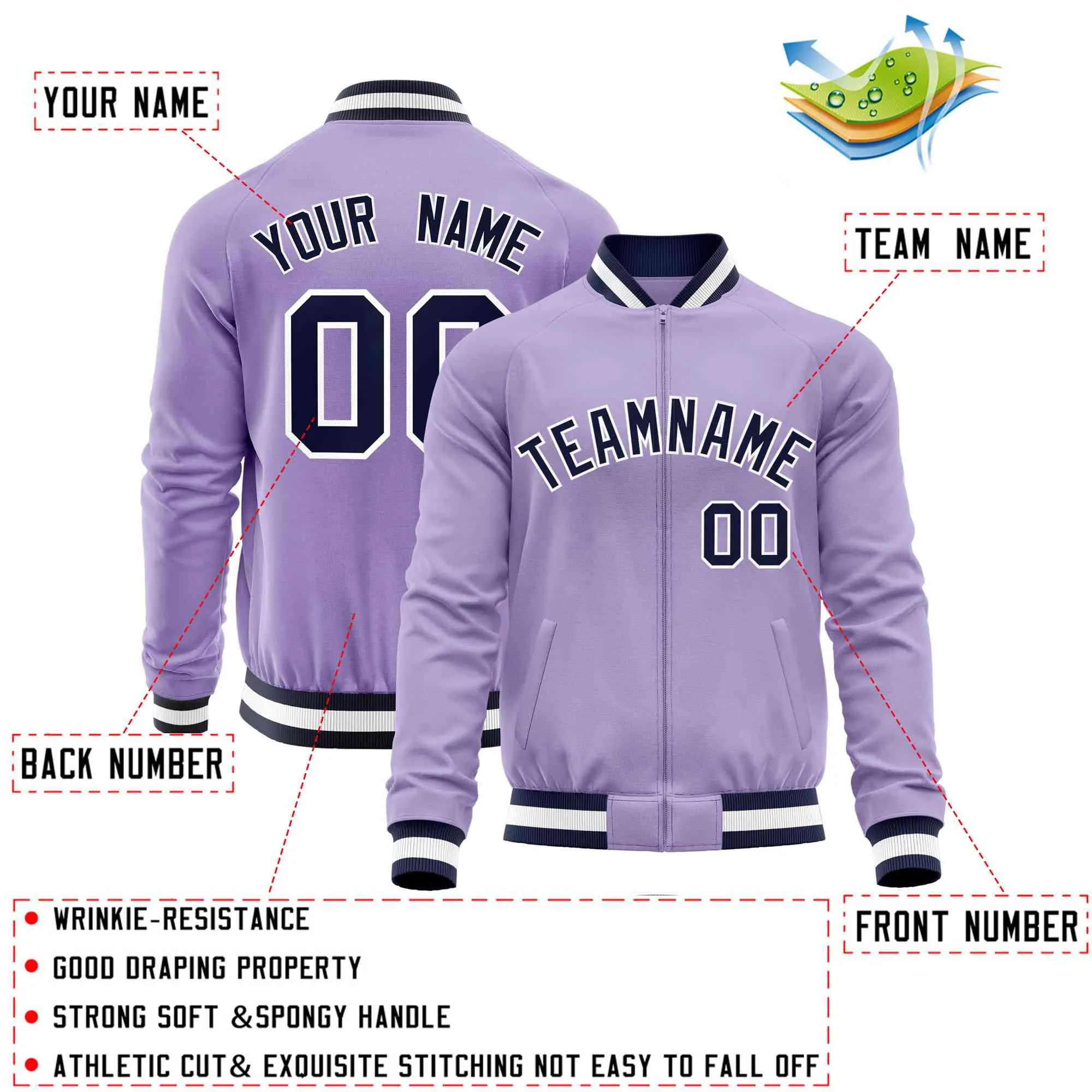 Custom Raglan Sleeves Fashion Varsity Jacket Fashion Cotton Coat Letterman Men's Baseball Bomber Jackets