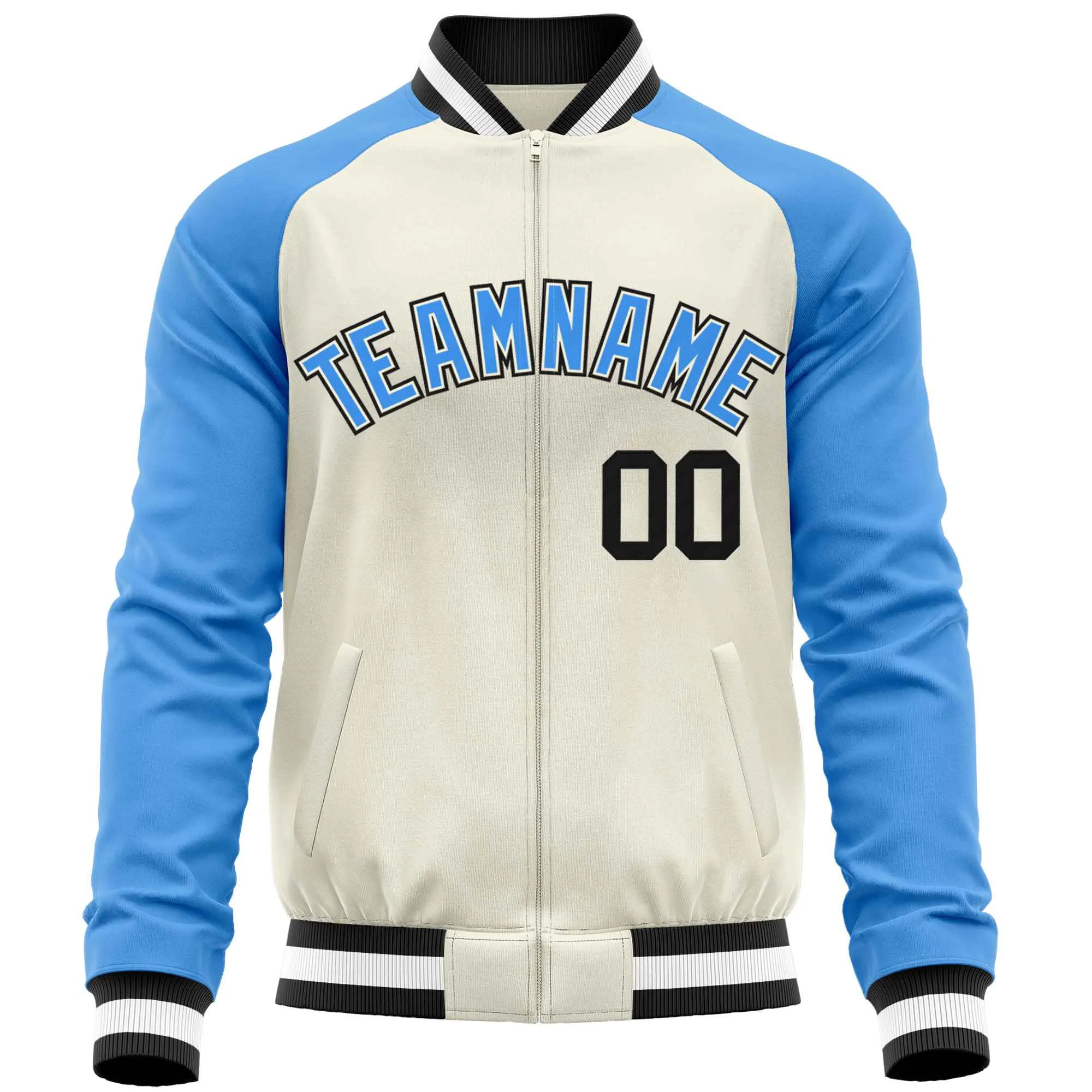 Custom Raglan Sleeves Fashion Varsity Jacket Fashion Cotton Coat Letterman Men's Baseball Bomber Jackets