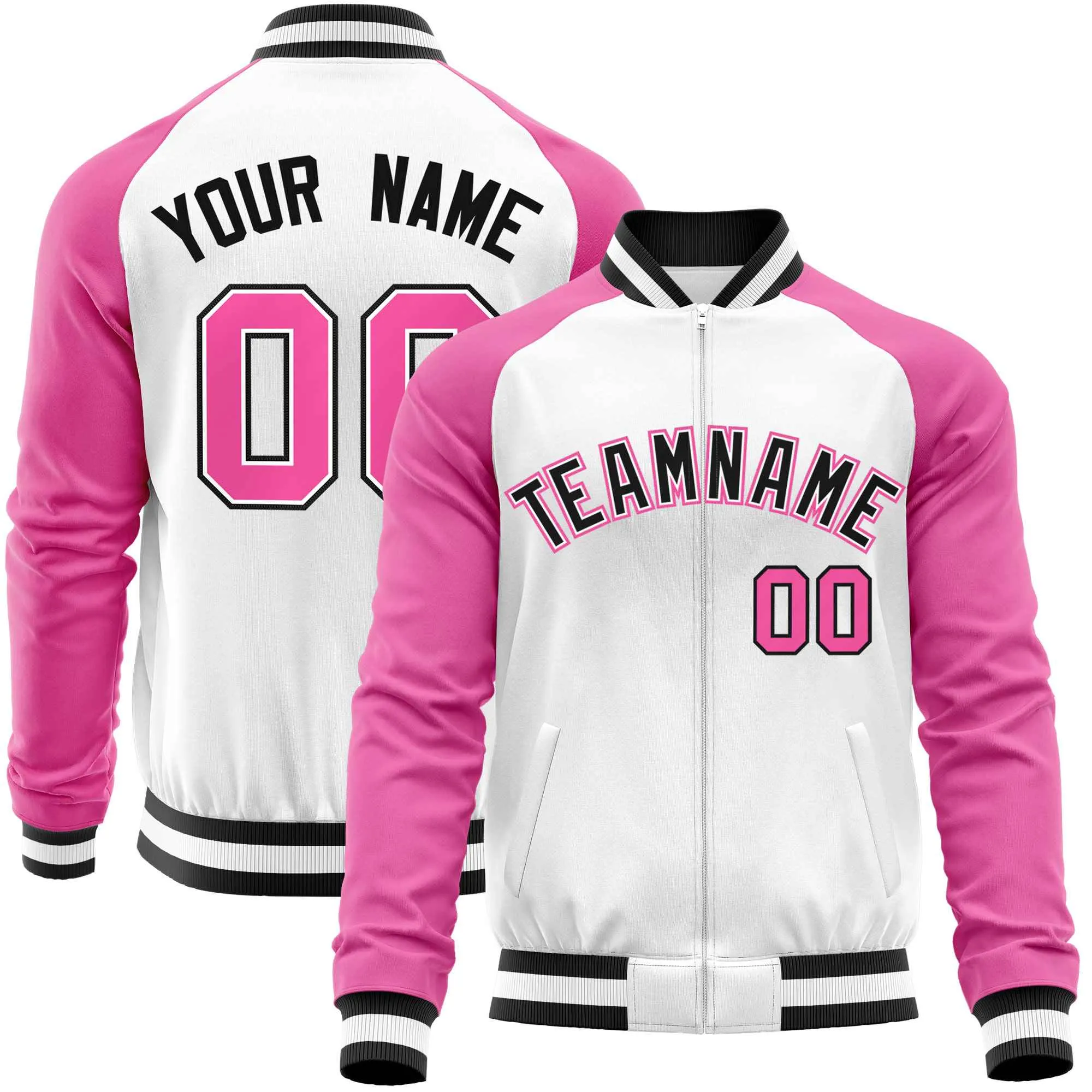 Custom Raglan Sleeves Fashion Varsity Jacket Fashion Cotton Coat Letterman Men's Baseball Bomber Jackets