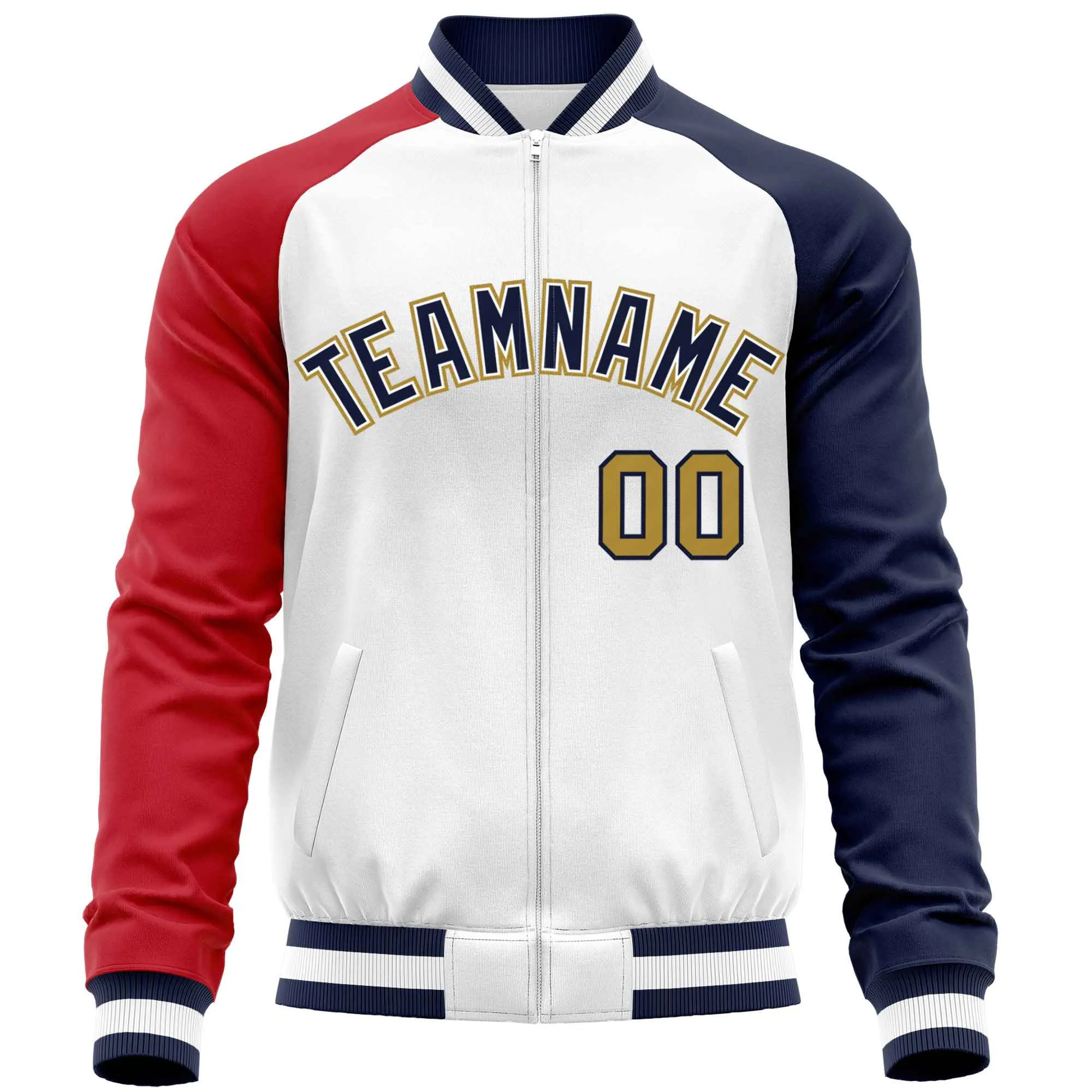 Custom Raglan Sleeves Fashion Varsity Jacket Fashion Cotton Coat Letterman Men's Baseball Bomber Jackets