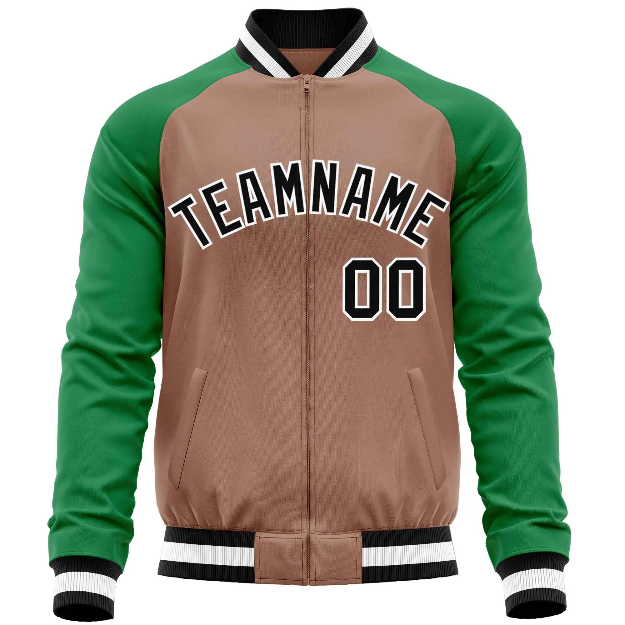 Custom Raglan Sleeves Fashion Varsity Jacket Fashion Cotton Coat Letterman Men's Baseball Bomber Jackets