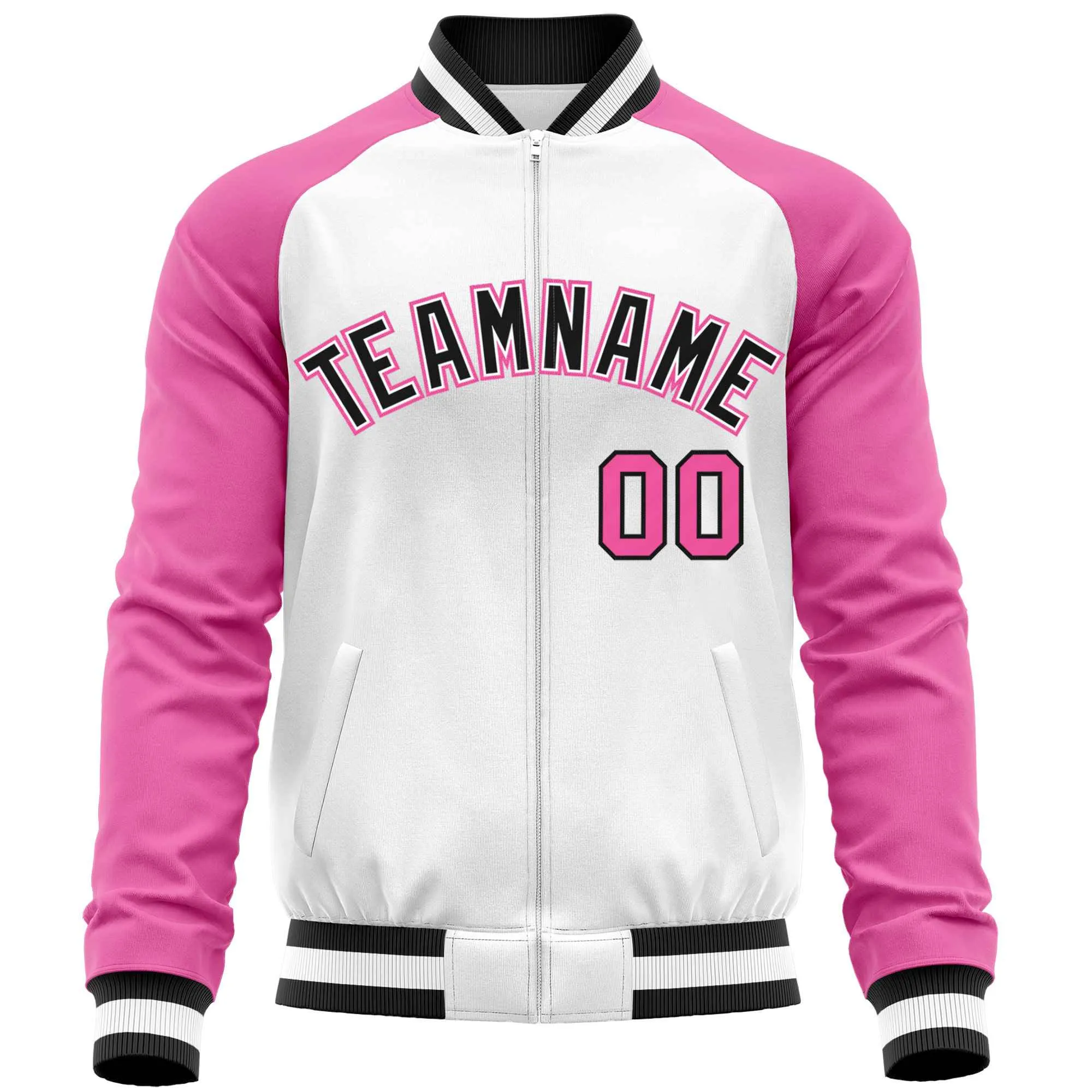 Custom Raglan Sleeves Fashion Varsity Jacket Fashion Cotton Coat Letterman Men's Baseball Bomber Jackets
