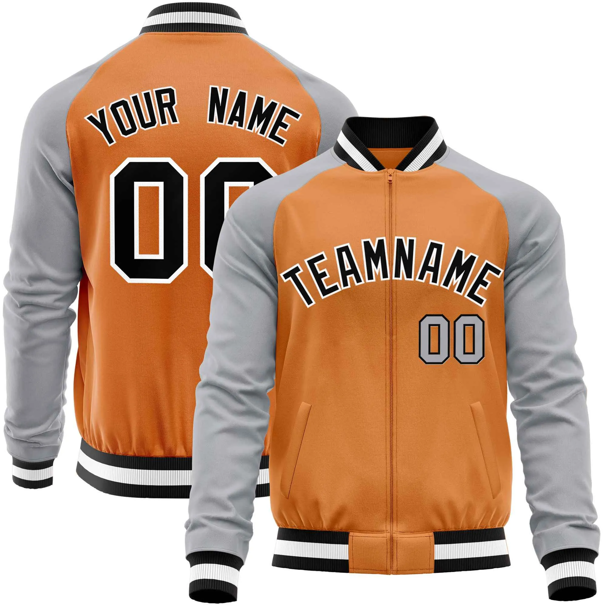 Custom Raglan Sleeves Fashion Varsity Jacket Fashion Cotton Coat Letterman Men's Baseball Bomber Jackets