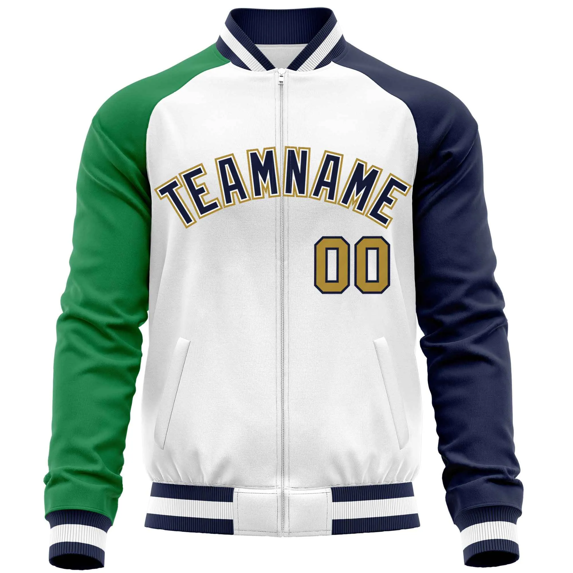 Custom Raglan Sleeves Fashion Varsity Jacket Fashion Cotton Coat Letterman Men's Baseball Bomber Jackets