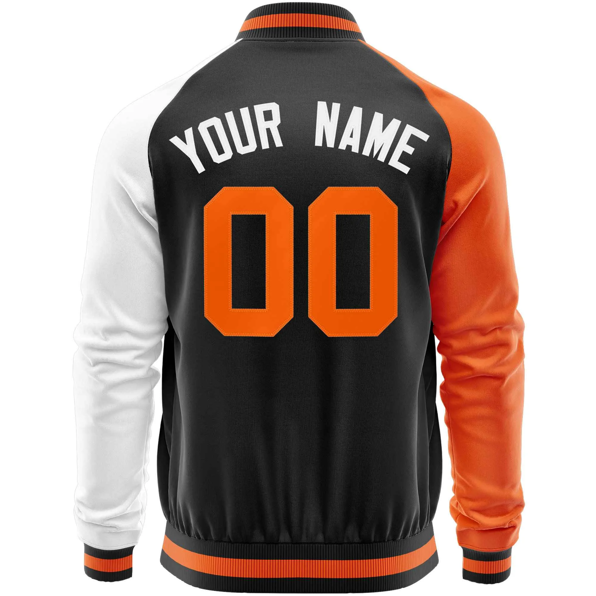 Custom Raglan Sleeves Men's Fashion Varsity Jacket Causal Cotton Letterman Baseball Bomber Jackets