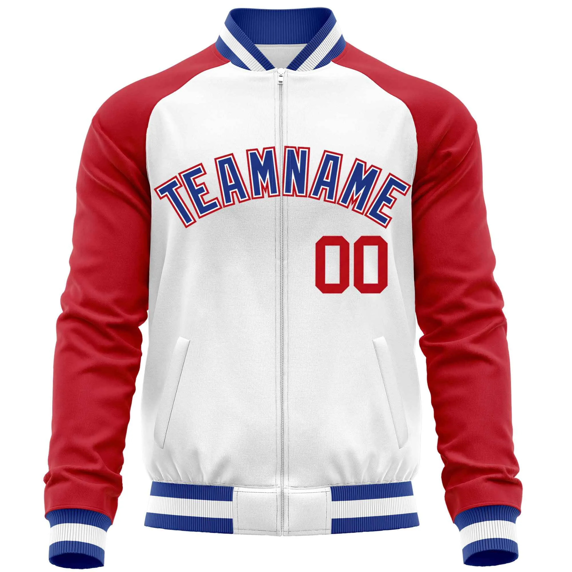 Custom Raglan Sleeves Men's Fashion Varsity Jacket Causal Cotton Letterman Baseball Bomber Jackets