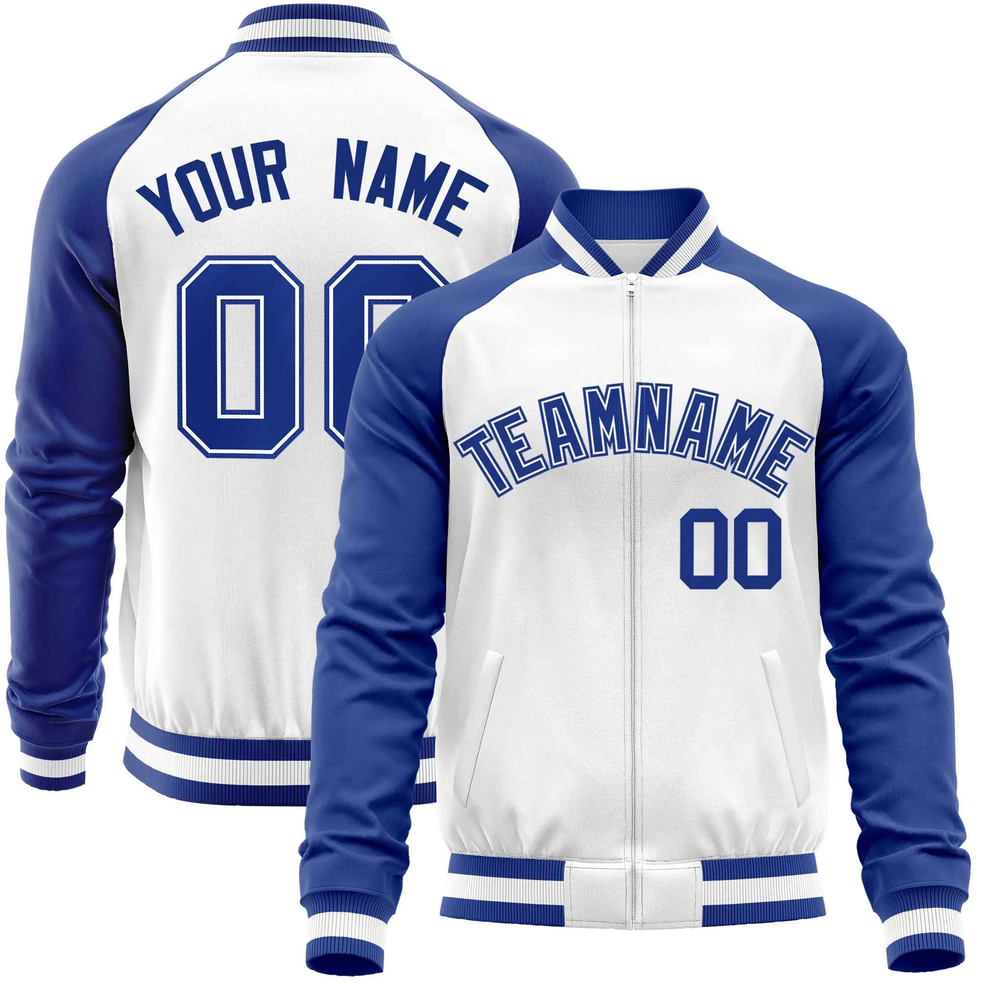 Custom Raglan Sleeves Men's Fashion Varsity Jacket Causal Cotton Letterman Baseball Bomber Jackets