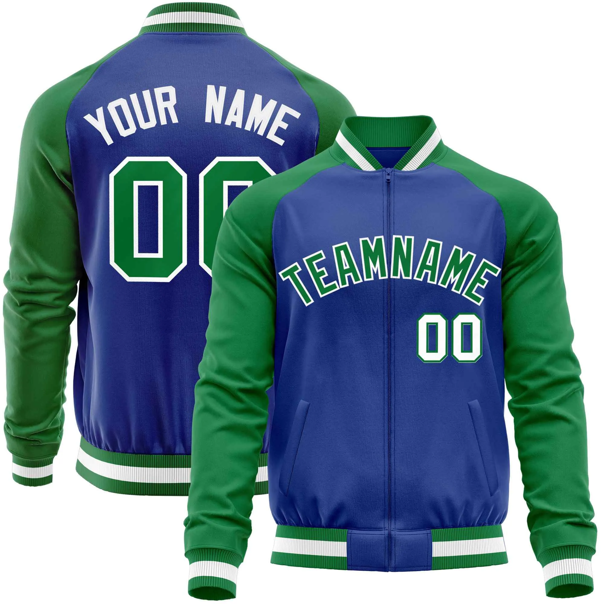 Custom Raglan Sleeves Men's Fashion Varsity Jacket Causal Cotton Letterman Baseball Bomber Jackets