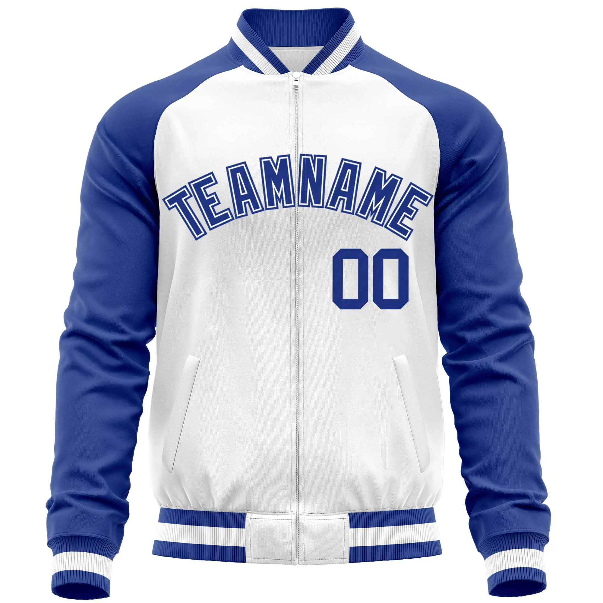 Custom Raglan Sleeves Men's Fashion Varsity Jacket Causal Cotton Letterman Baseball Bomber Jackets