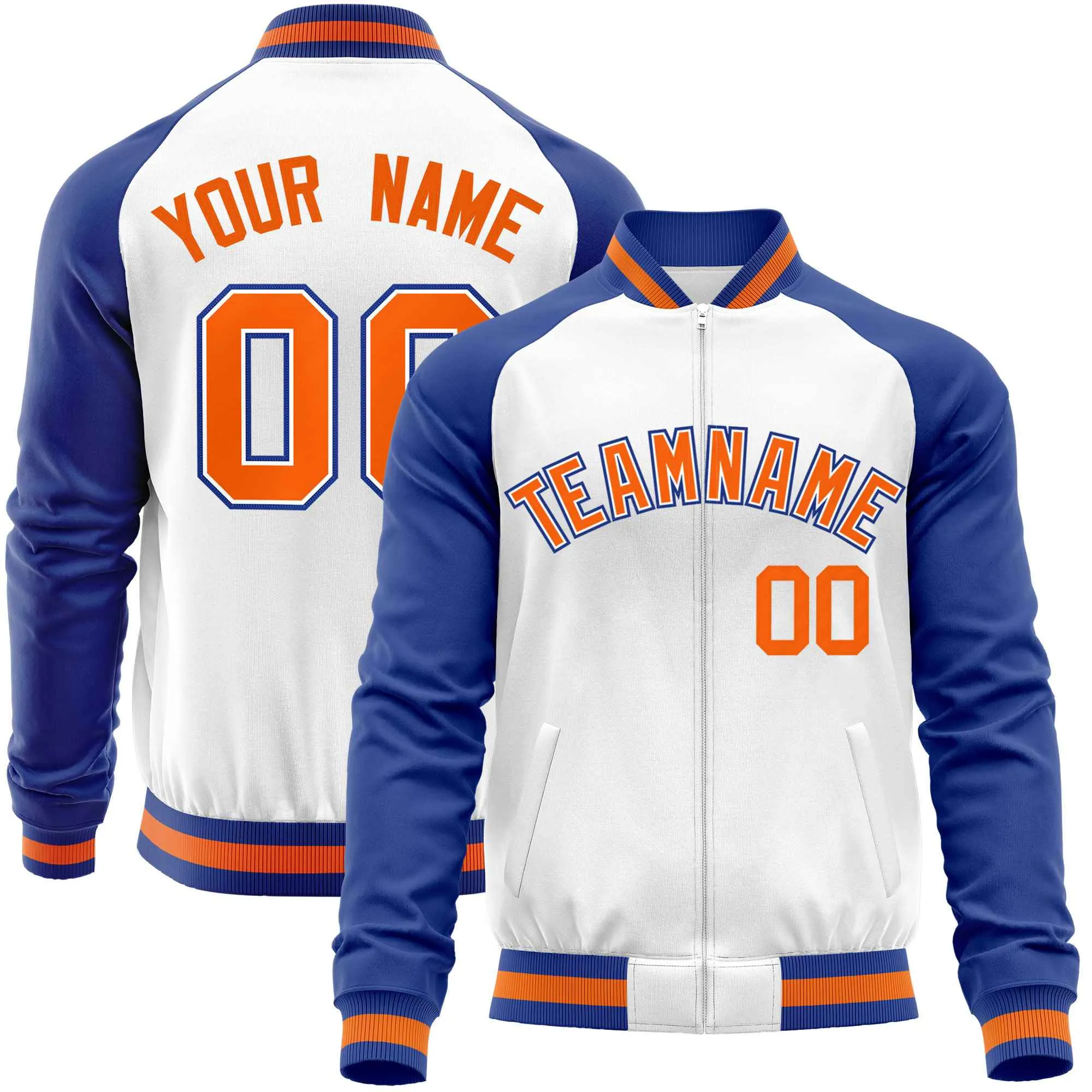 Custom Raglan Sleeves Men's Fashion Varsity Jacket Causal Cotton Letterman Baseball Bomber Jackets