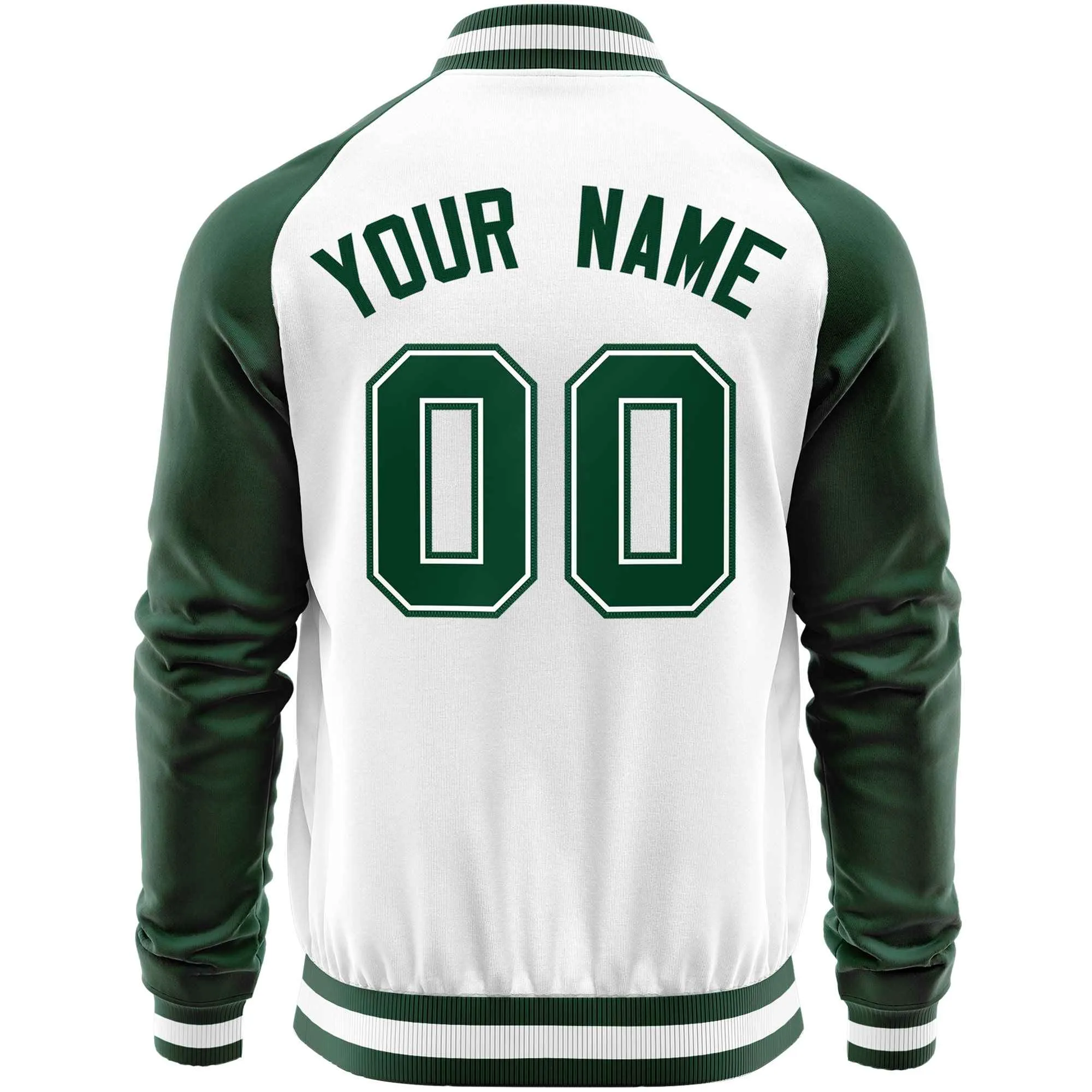 Custom Raglan Sleeves Men's Fashion Varsity Jacket Causal Cotton Letterman Baseball Bomber Jackets