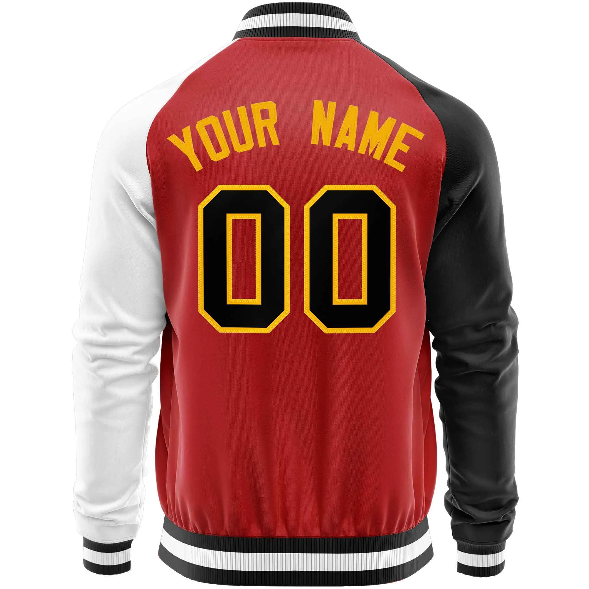 Custom Raglan Sleeves Men's Fashion Varsity Jacket Causal Cotton Letterman Baseball Bomber Jackets