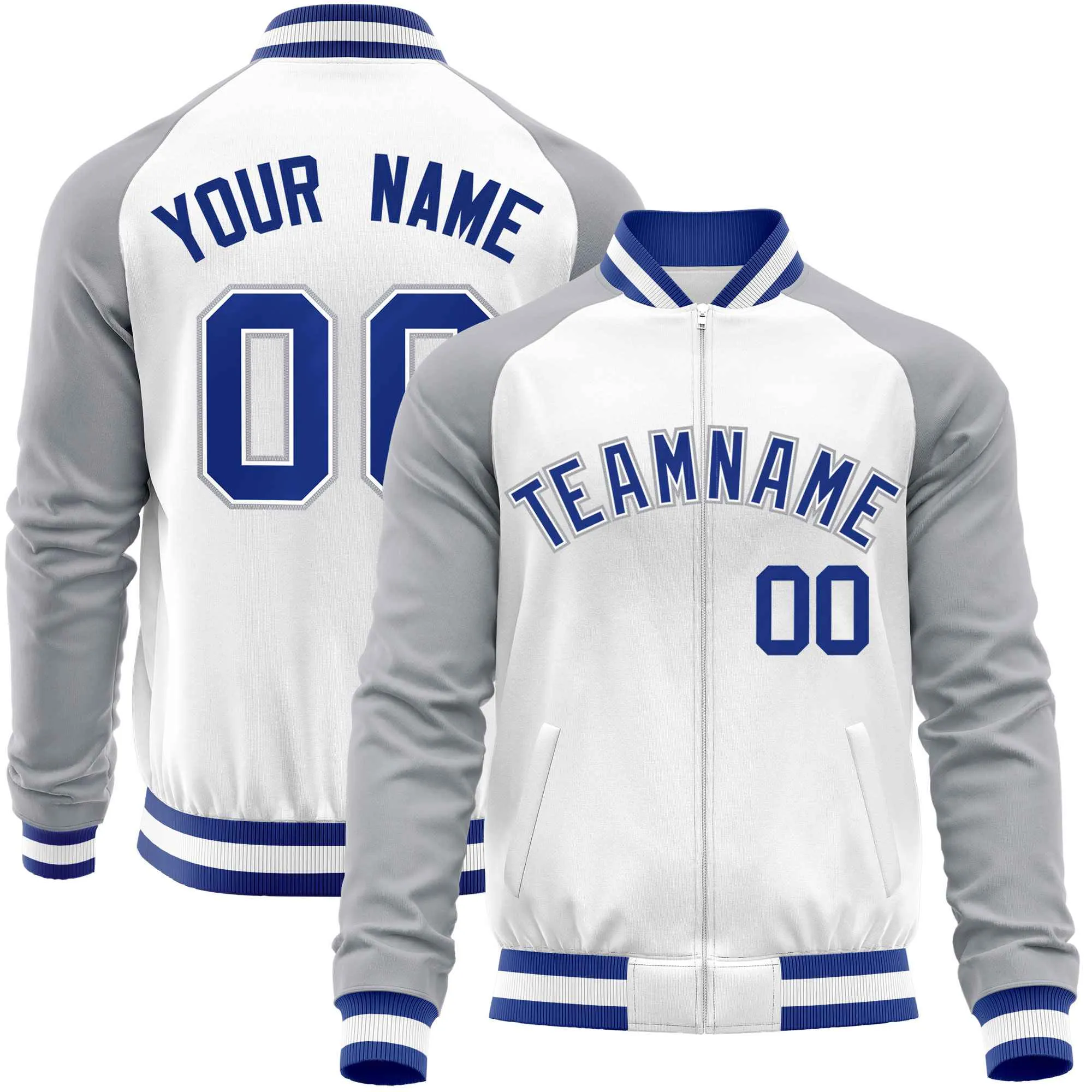 Custom Raglan Sleeves Men's Fashion Varsity Jacket Causal Cotton Letterman Baseball Bomber Jackets