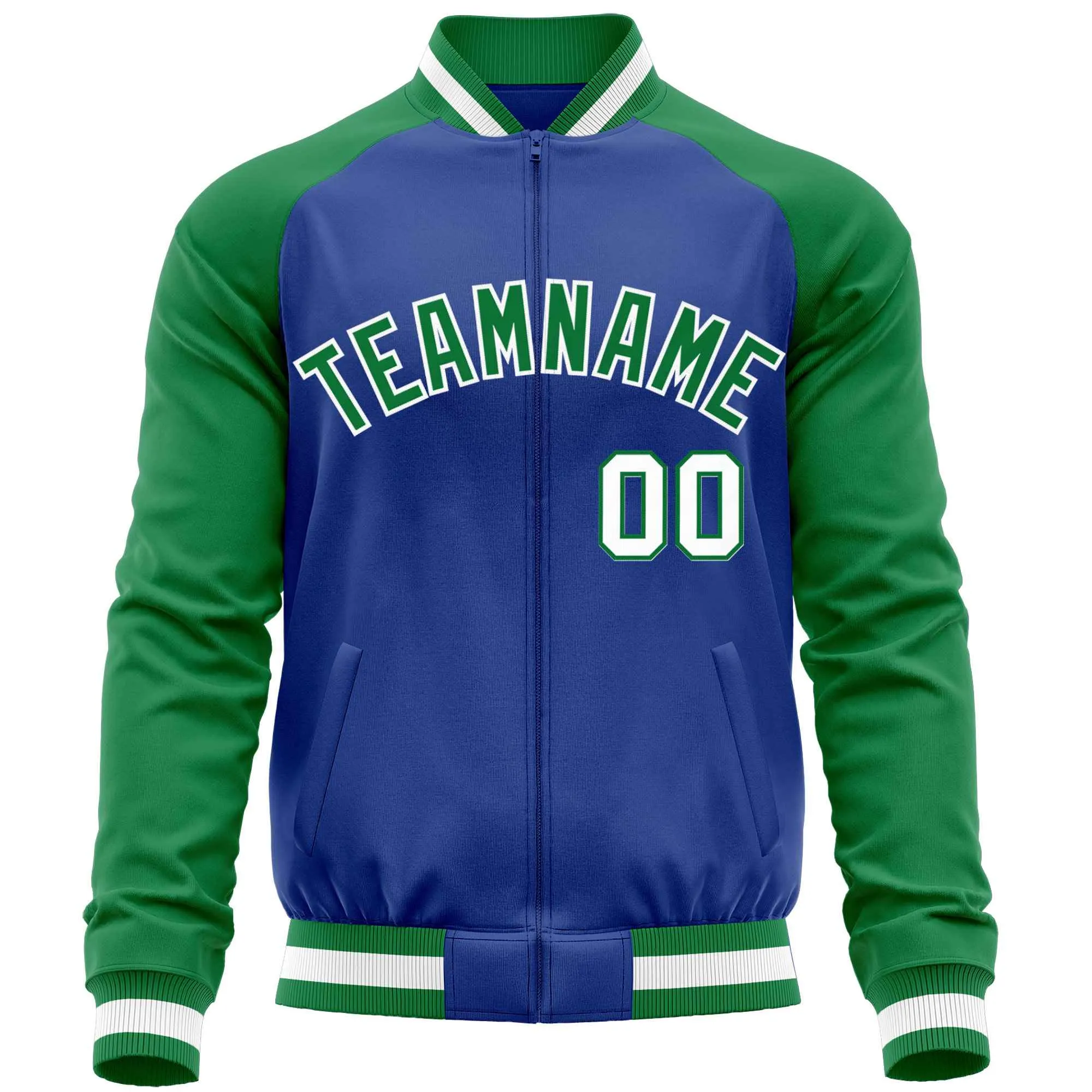 Custom Raglan Sleeves Men's Fashion Varsity Jacket Causal Cotton Letterman Baseball Bomber Jackets