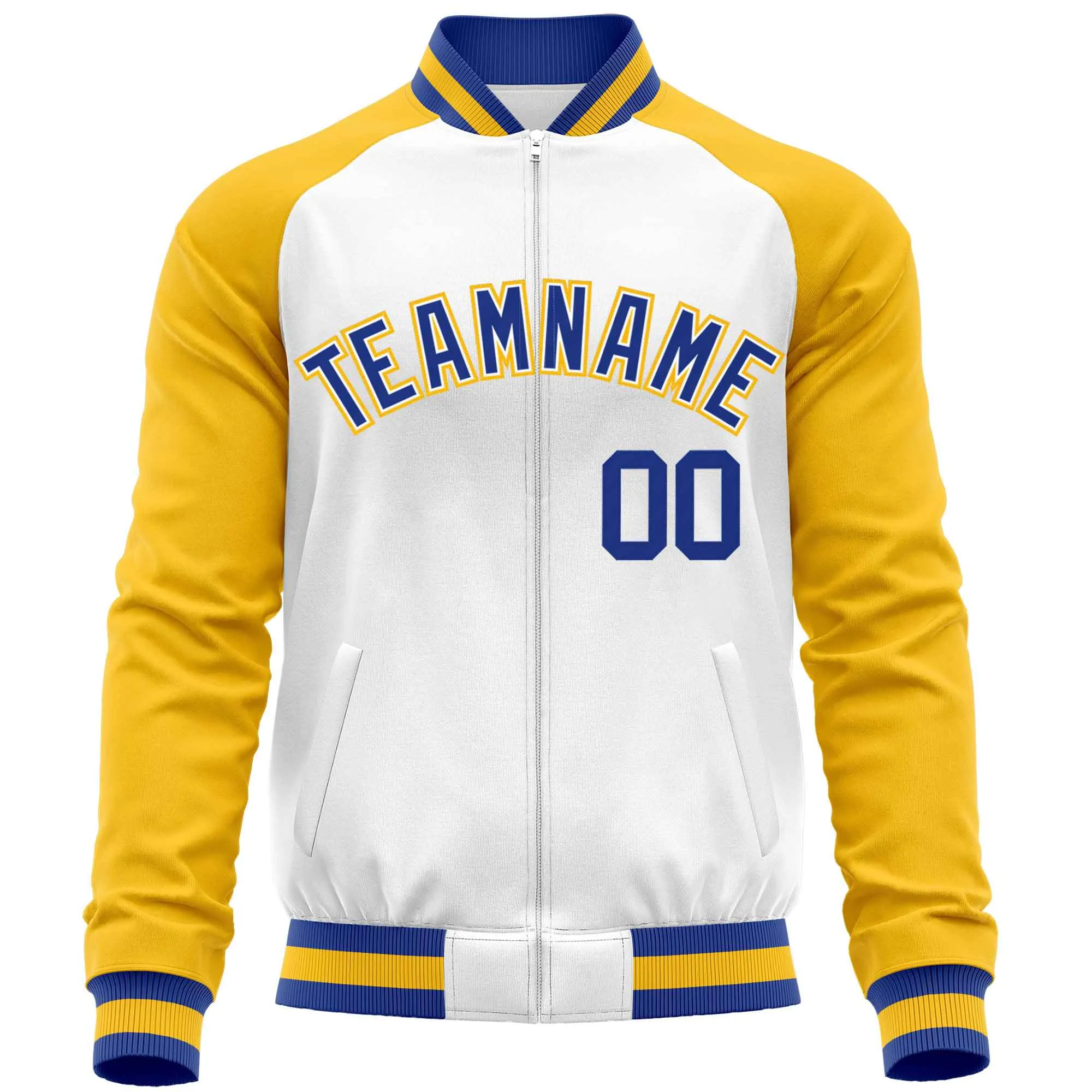 Custom Raglan Sleeves Men's Fashion Varsity Jacket Causal Cotton Letterman Baseball Bomber Jackets