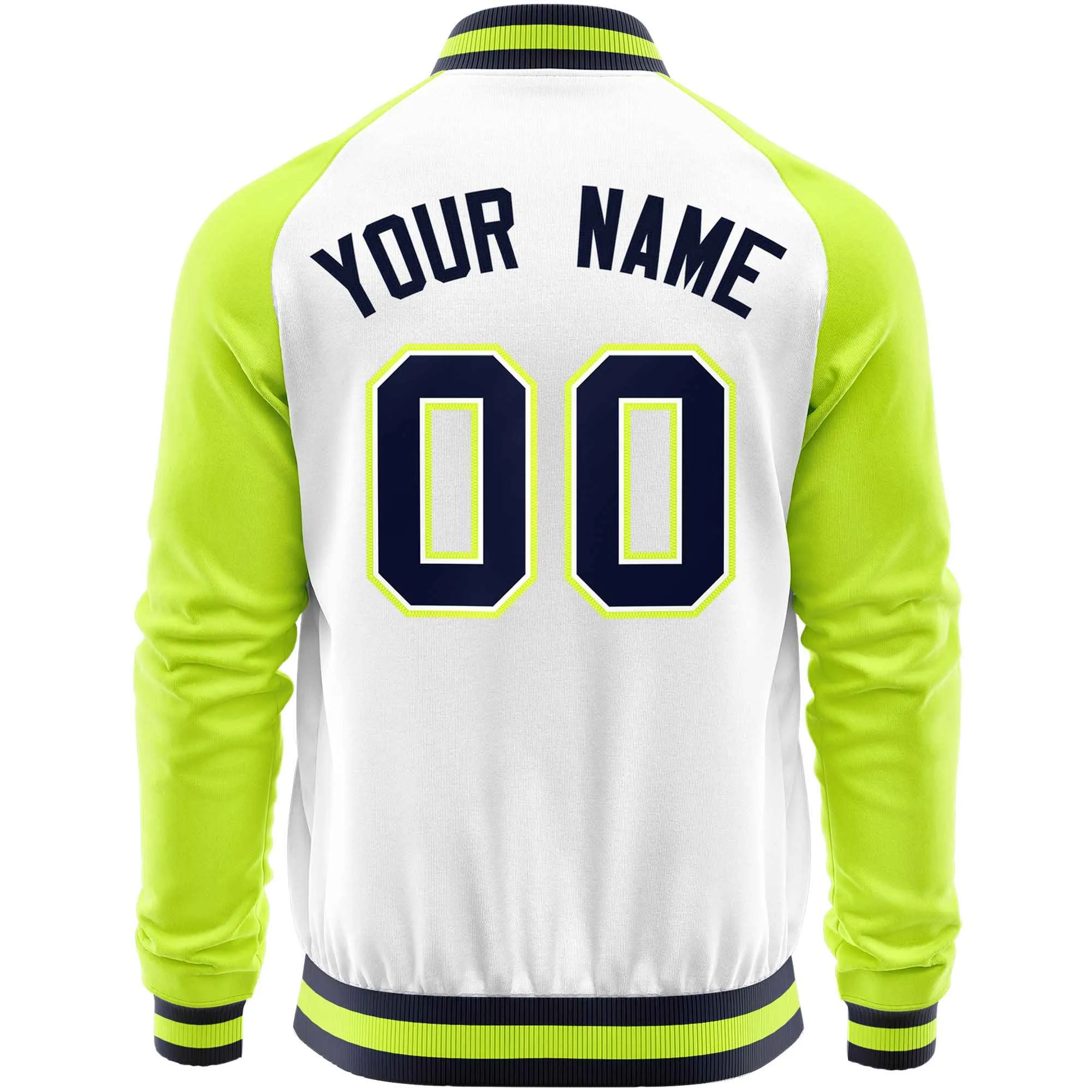 Custom Raglan Sleeves Men's Fashion Varsity Jacket Causal Cotton Letterman Baseball Bomber Jackets