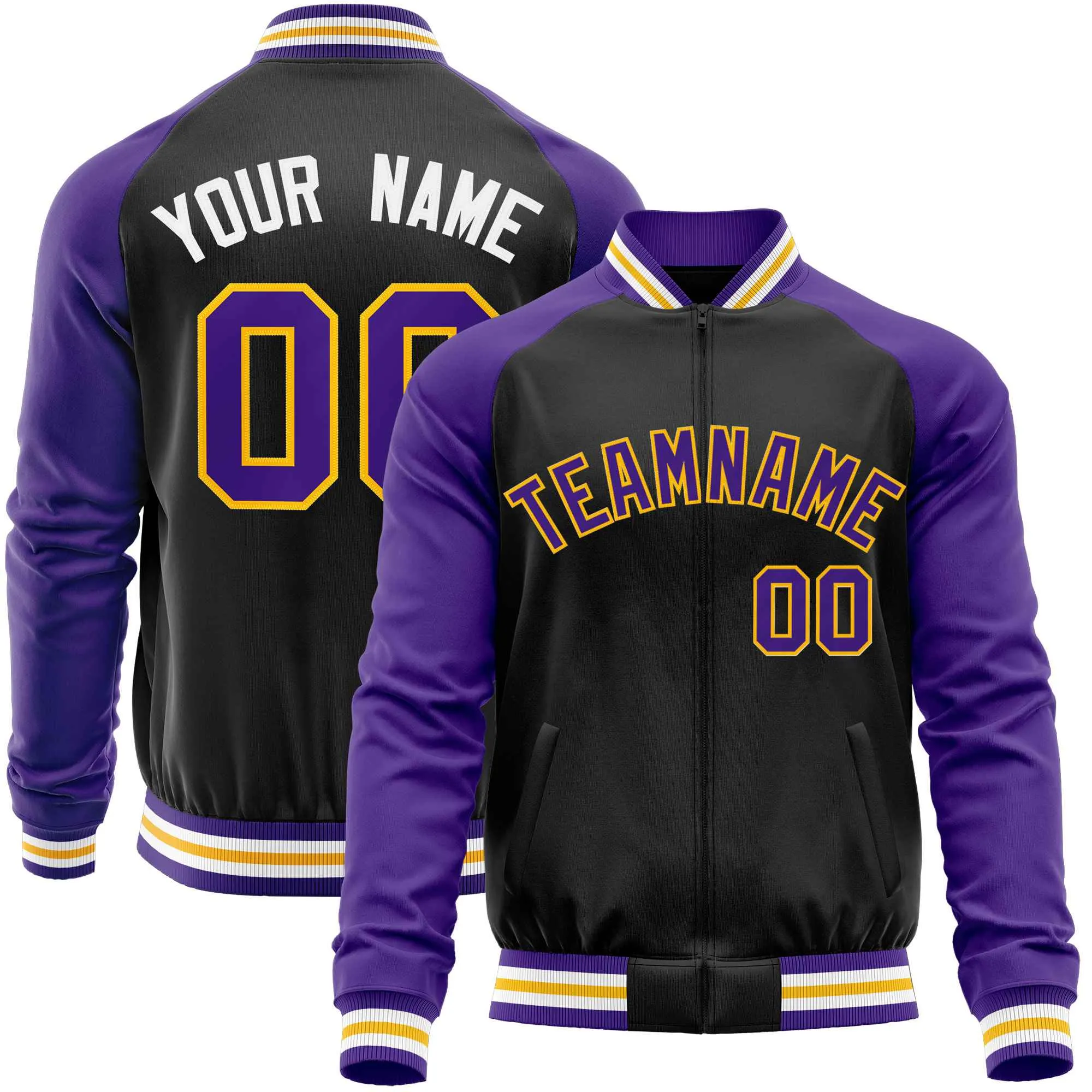 Custom Raglan Sleeves Men's Fashion Varsity Jacket Causal Slim Fit Cotton Letterman Baseball Bomber Jackets